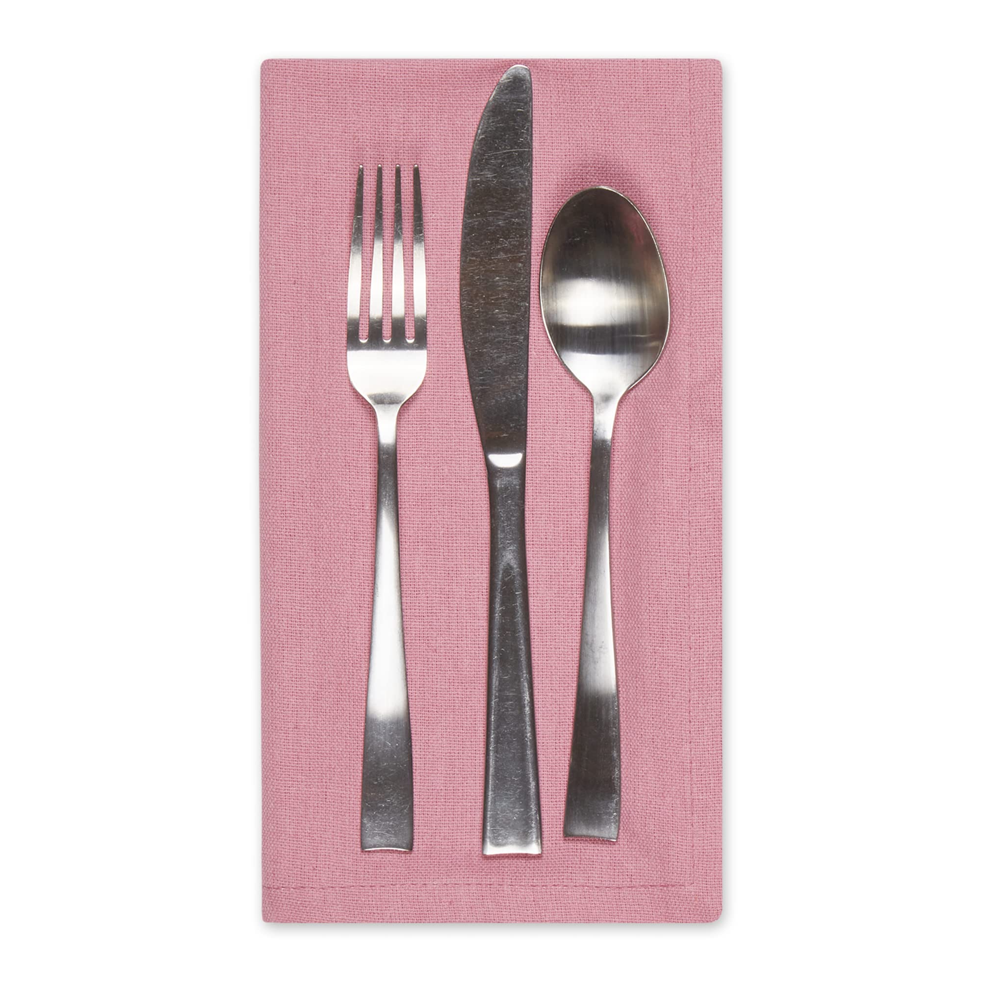 ROSE SOLID NAPKIN SET/6