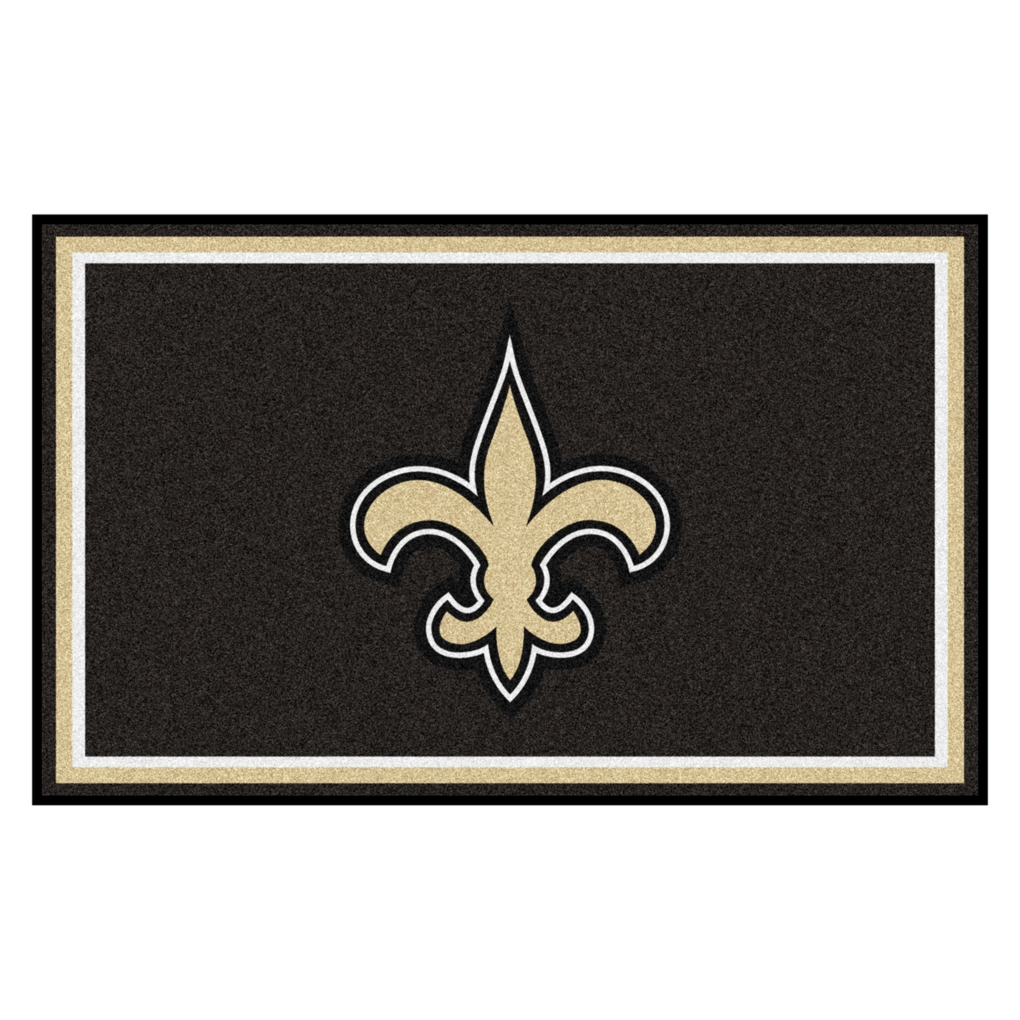 NFL - New Orleans Saints 4ft. x 6ft. Plush Area Rug