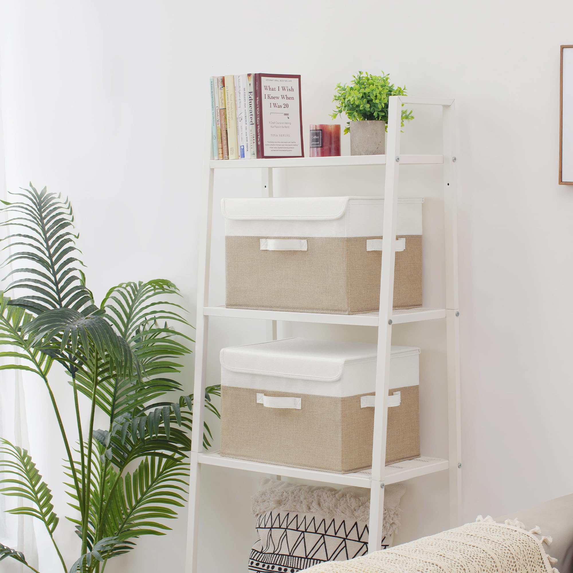 Granny Says Storage Bins With Lids, Decorative Storage Boxes, Clothes Stoarge Bins, Storage Baskets For Shelves, Closet Storage