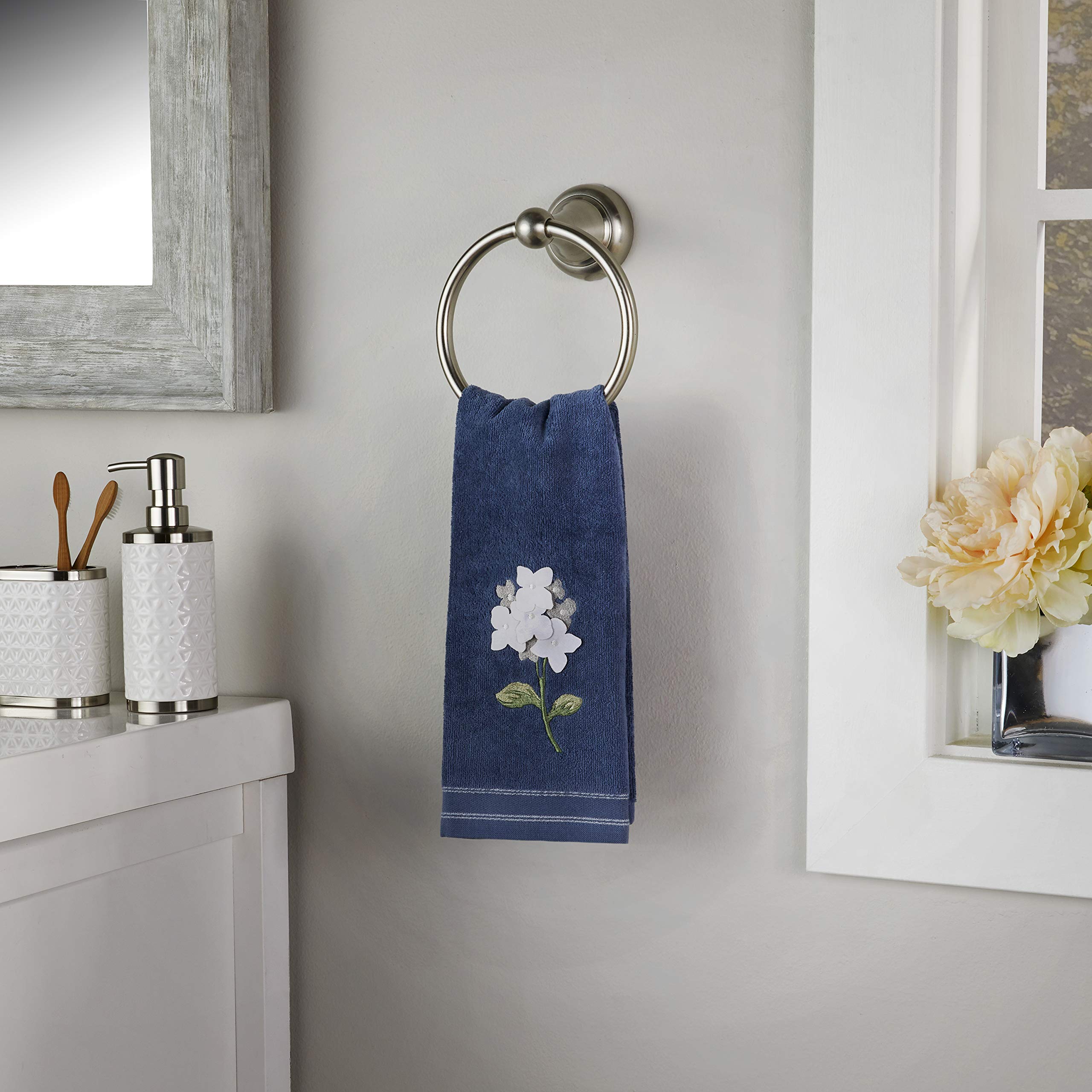 SKL Home by Saturday Knight Ltd. Farm Hydrangea Hand Towel (2-Pack)  Blue