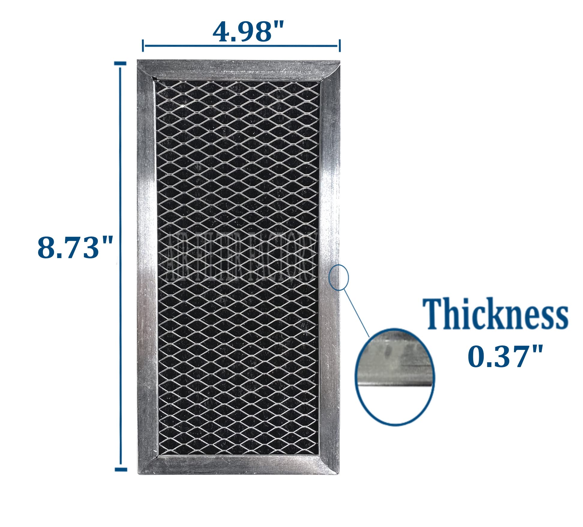 Air Filter Factory Replacement For Samsung De63-00367D, De63-00367H, De63-30016D Microwave Oven Charcoal Carbon Filter