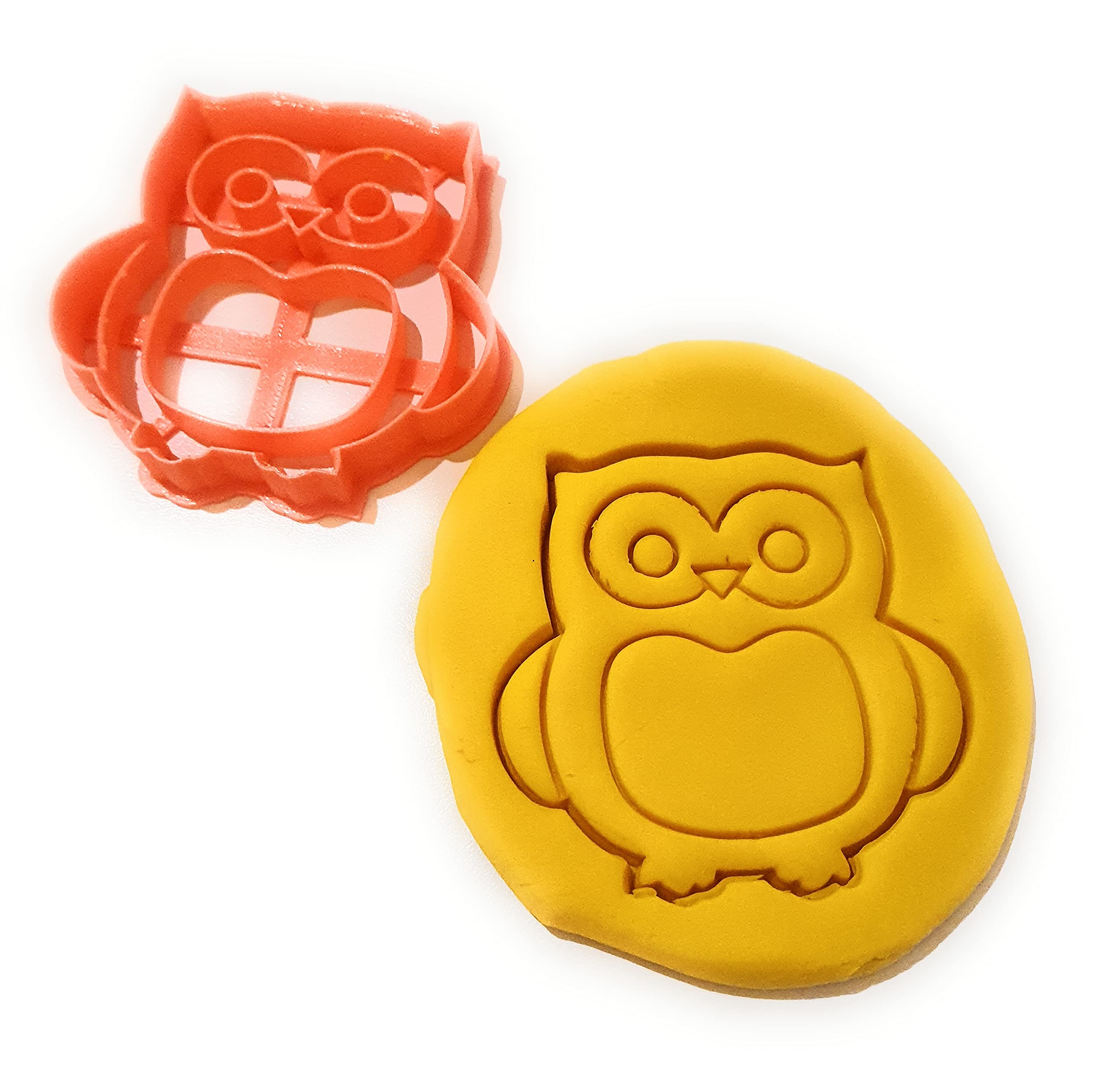 T3D Cookie Cutters Owl Cookie Cutter, Suitable For Cakes Biscuit And Fondant Cookie Mold For Homemade Treats 3.52Inch X 3.52Inch