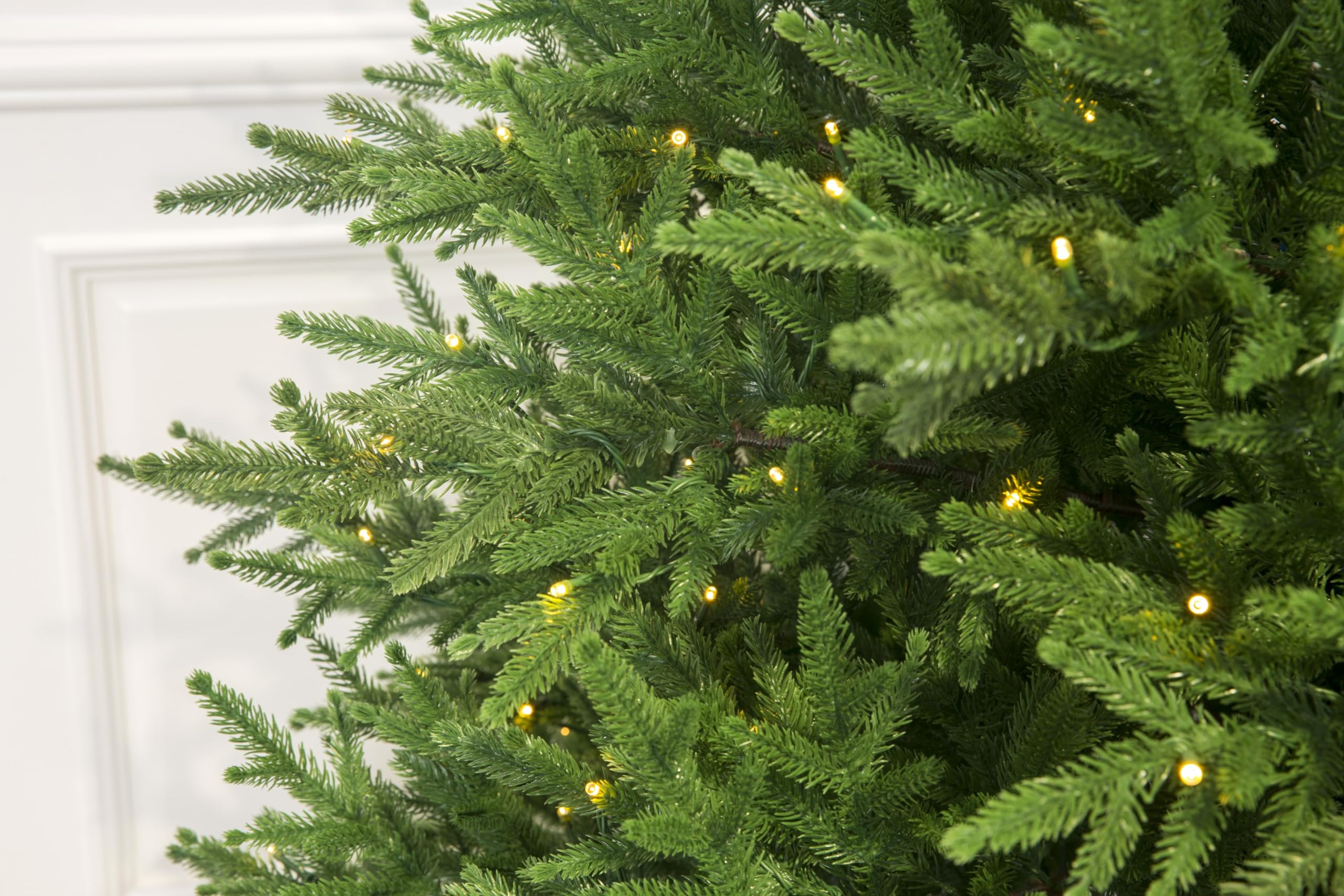 Holiday Stuff The Most Realistic Balsam Fir Christmas Tree Prelit with LED Lights (7ft)