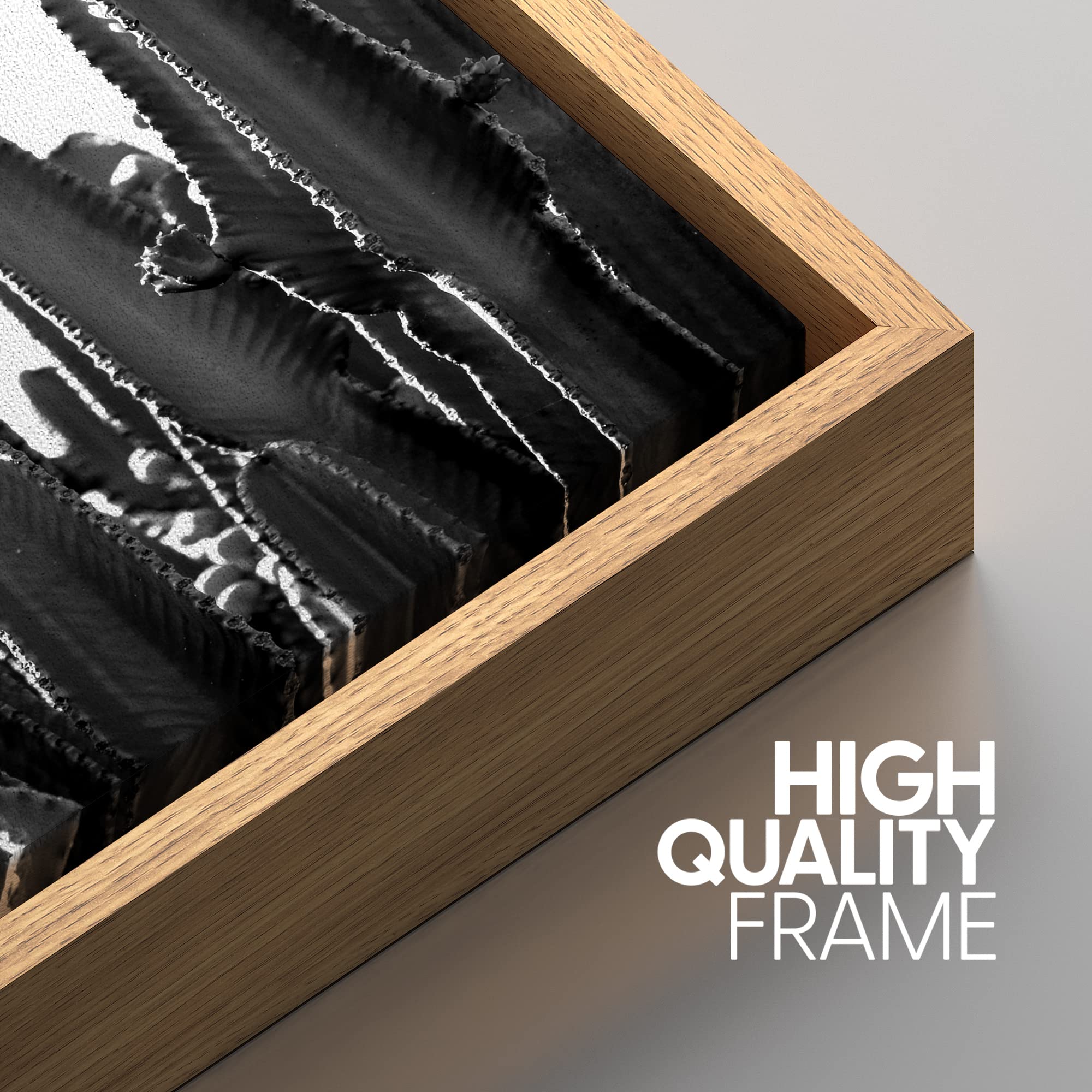 Signwin 3 Piece Framed Canvas Wall Art Black And White Landscape Canvas Prints Home Artwork Decoration For Living Room,Bedroom -