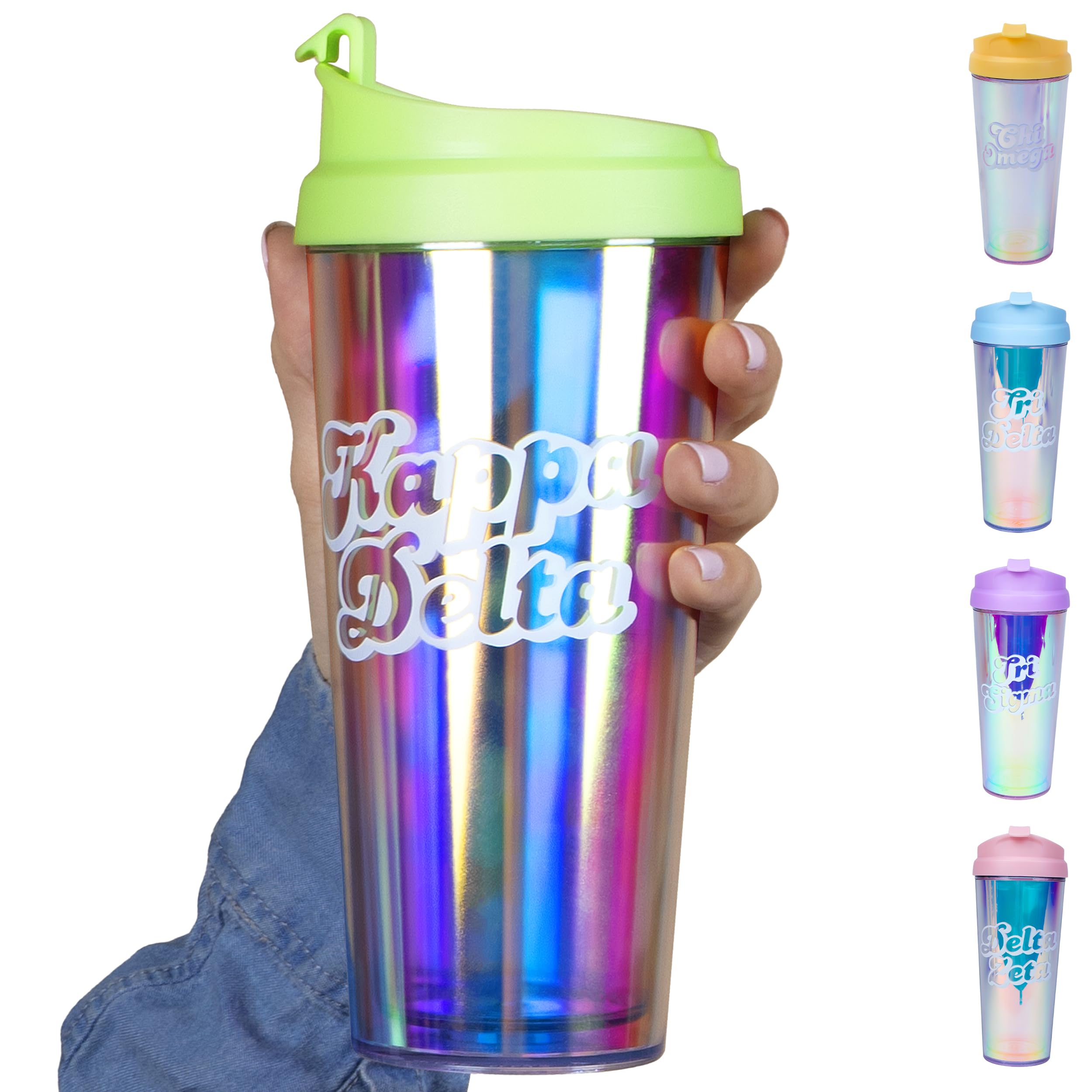 Kappa Kappa Gamma Retro Style Sorority Tumbler