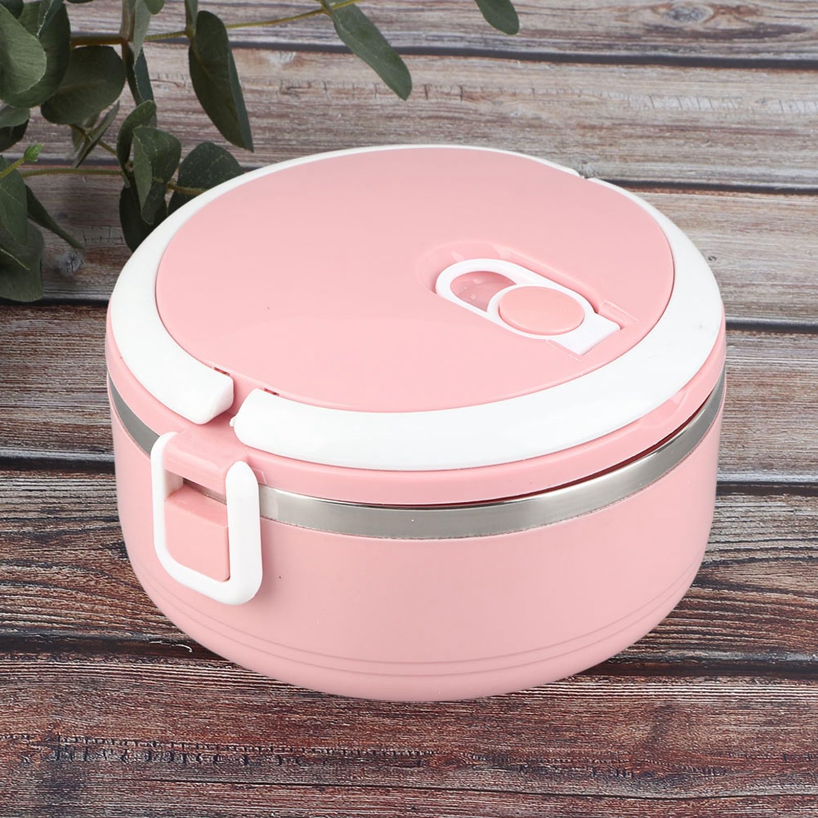 Youthink Insulated Food Box, Single Layer Portable Stainless Steel Thermal Food Container For Home Office Rice Noddles Storge
