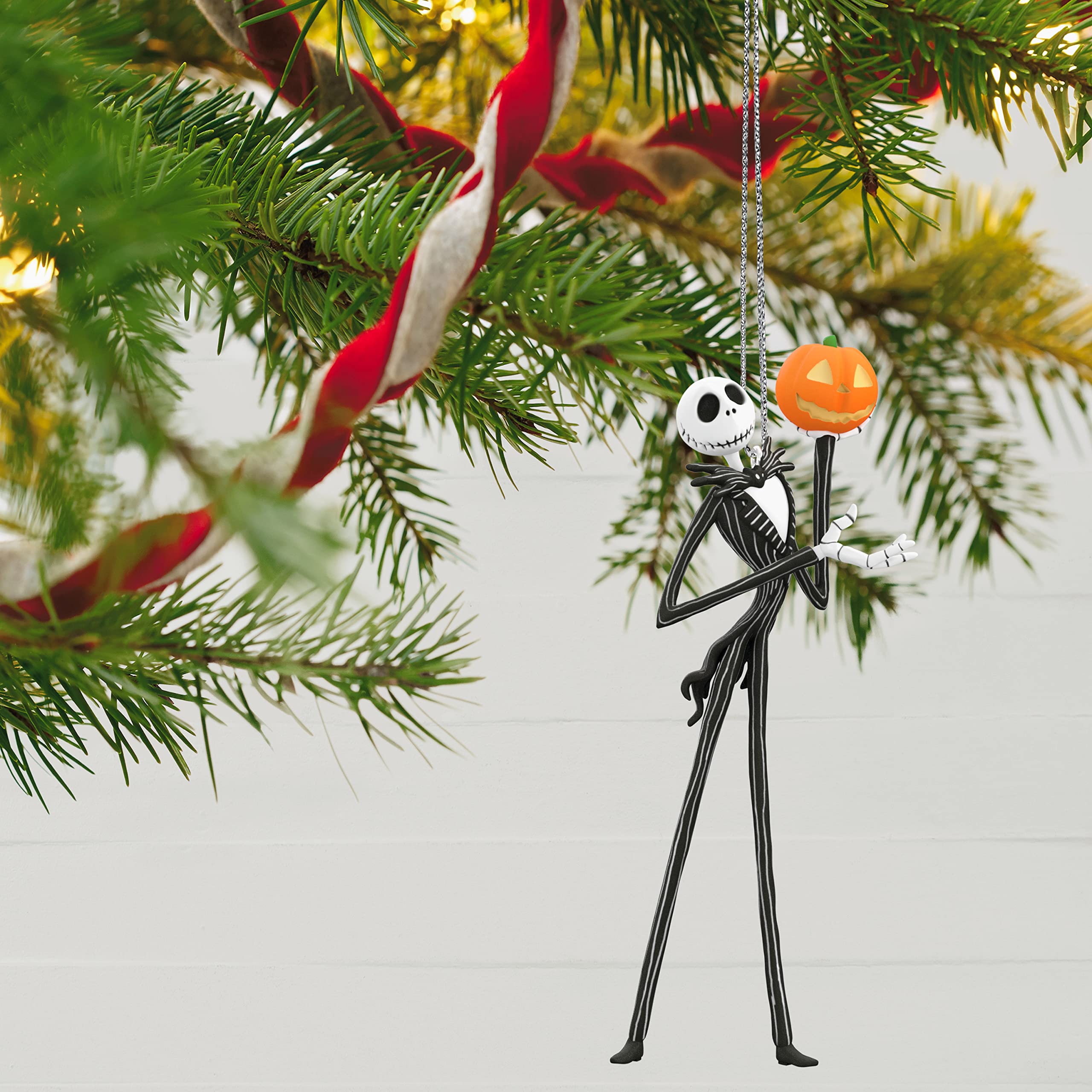 Hallmark Keepsake Halloween Ornament 2023, Disney Tim Burton s The Nightmare Before Christmas Citizens of Halloween Town, Set of