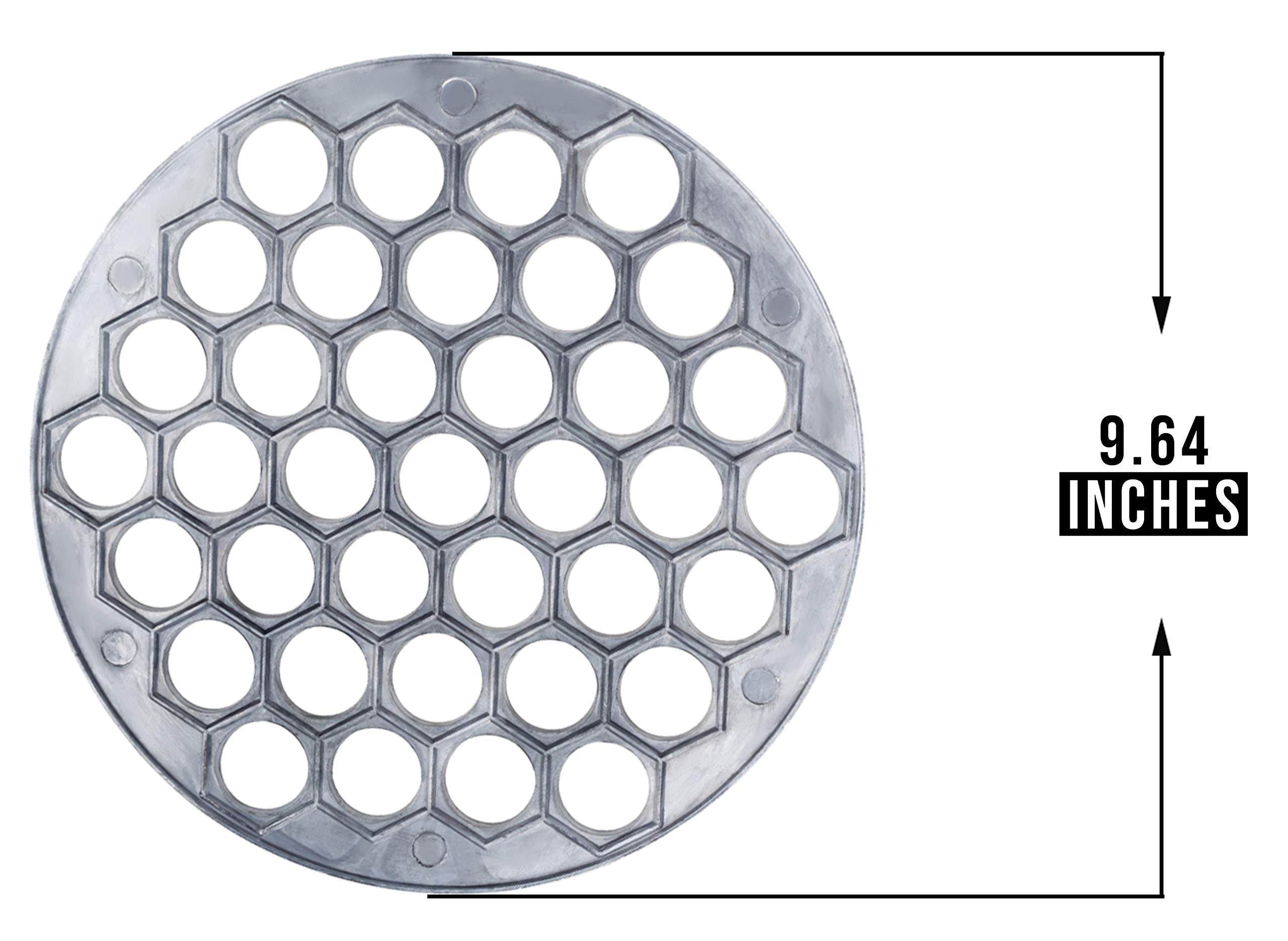Russian Pelmeni Ravioli Mold Maker - Pack Of 3 - Chebureki Maker Mold - Dumplings Metal Mold