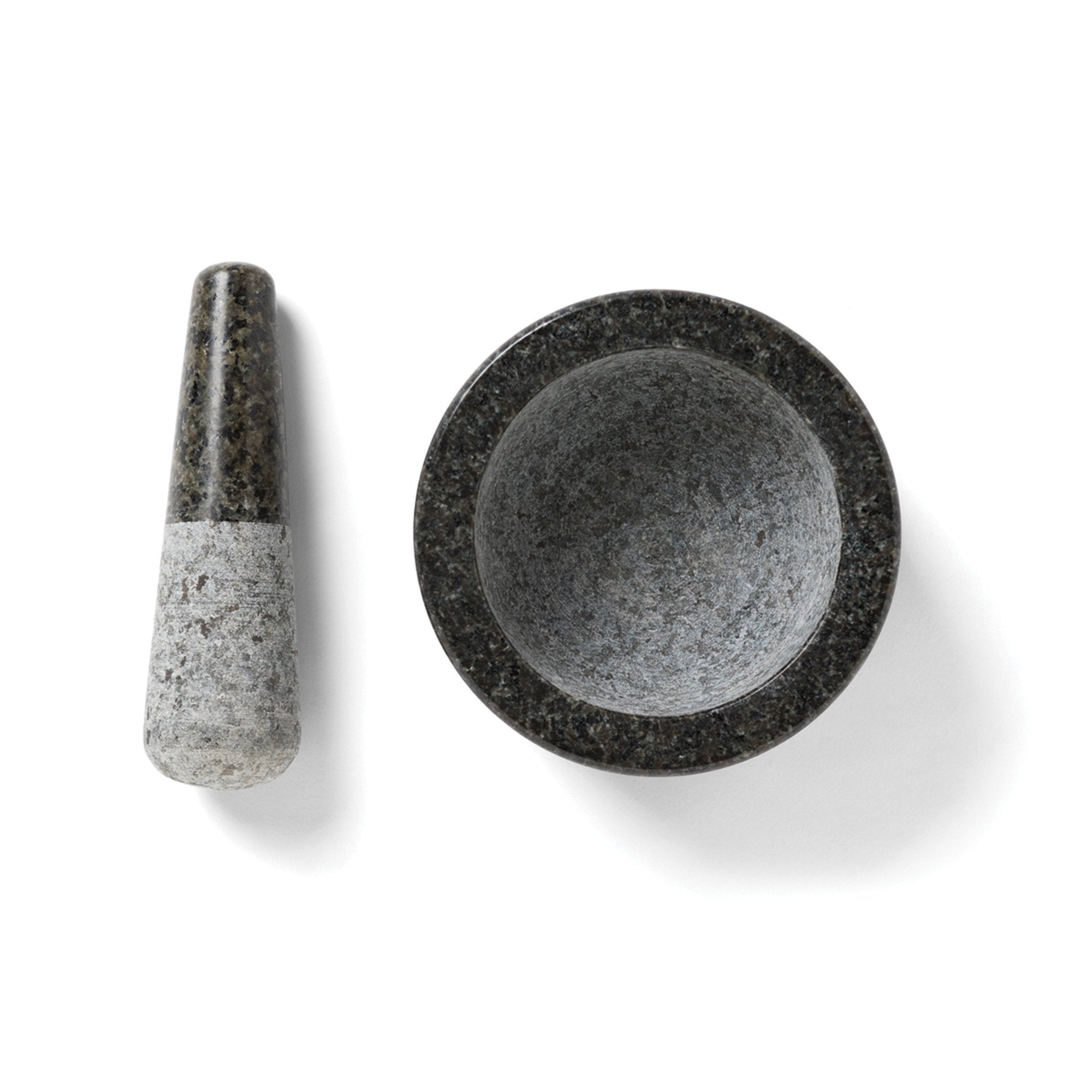 Fox Run Granite Mortar And Pestle, 4.75-Inch Diameter, Black & Gray