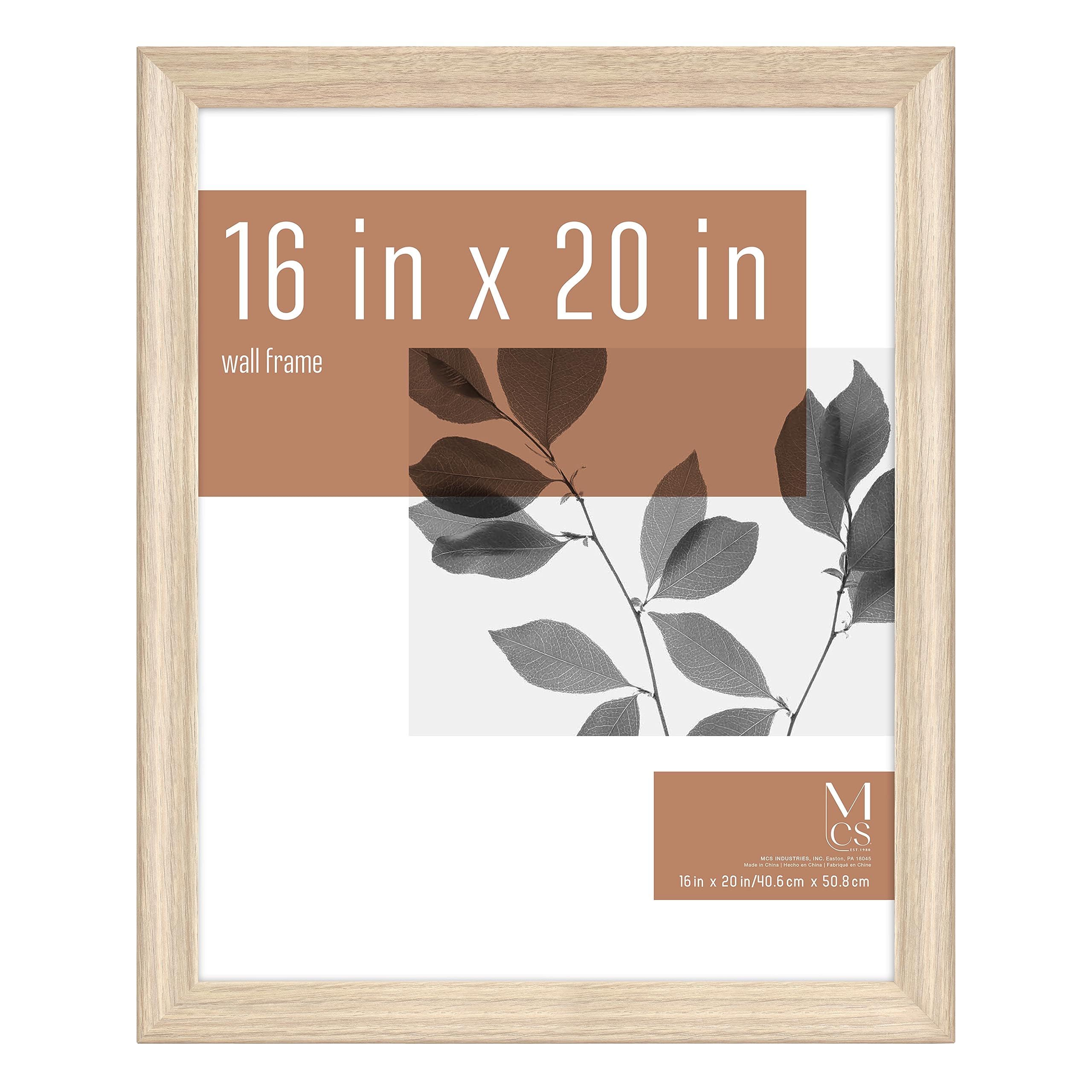 MCS STUDIO GALLERY 2 FRAME 16X20 NATURAL WOODGRAIN