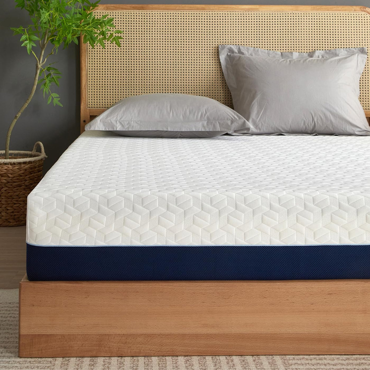 Full Size Mattress - 8 Inch Cooling Gel Memory Foam Mattress In A Box,Cool Gel-Infusion For Cooler Sleep,Breathable Cover,Health