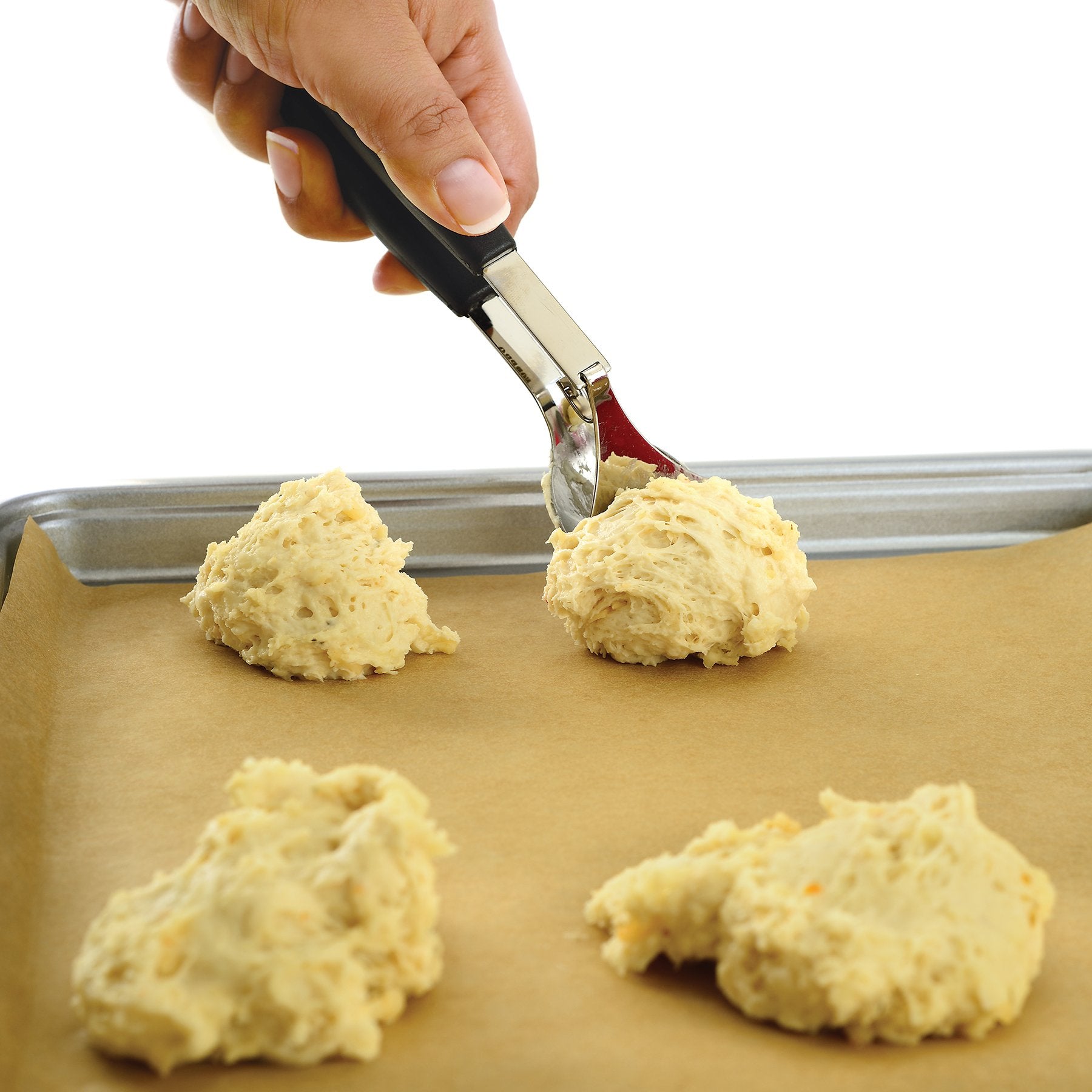 Norpro Scoop And Release Cookie Dropper, 7.5In/19Cm, As Shown