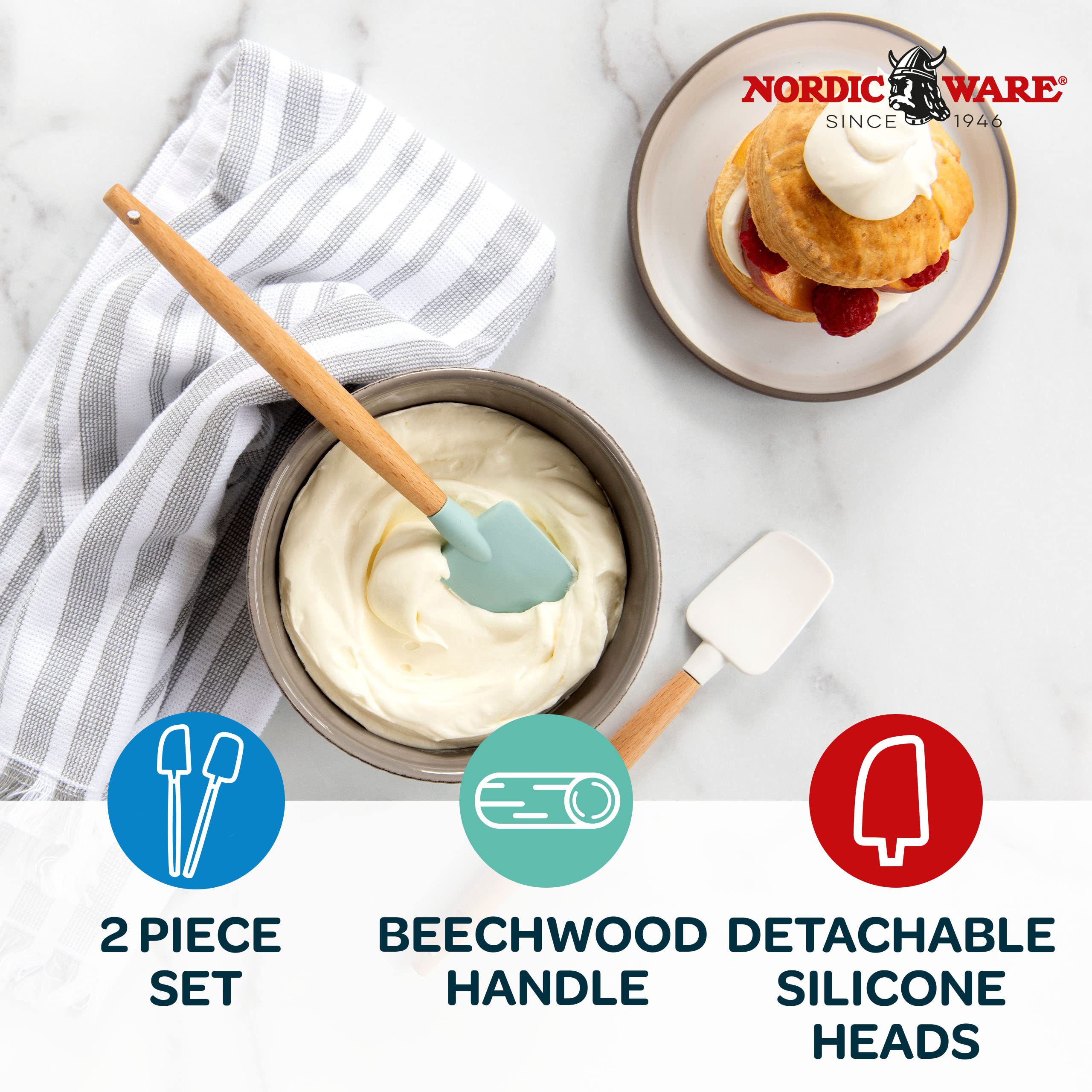 Nordic Ware Small Spatula Set, Multi