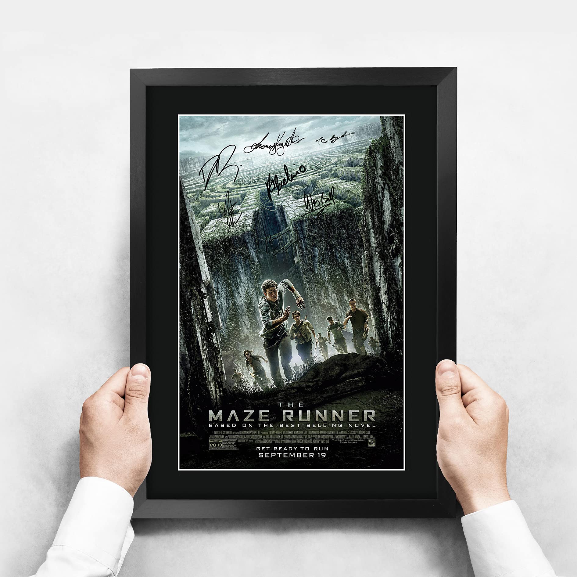 Hwc Trading The Maze Runner 1 16 X 12 Inch Framed Gifts Printed Poster Signed Autograph Picture For Movie Memorabilia Fans - 16'