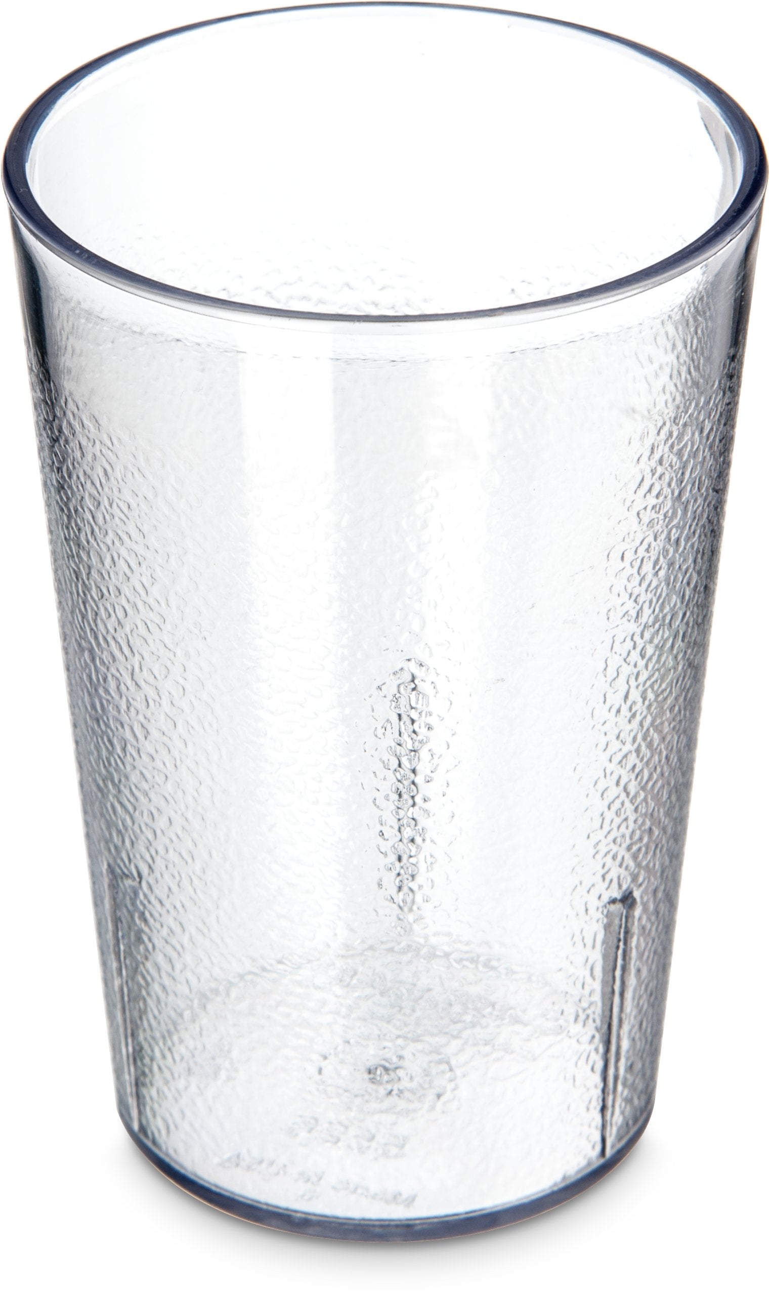 Carlisle FoodService Products Stackable Tumbler Plastic Tumbler for Restaurants, Catering, Kitchens, Plastic, 8.1 Ounces, Clear,
