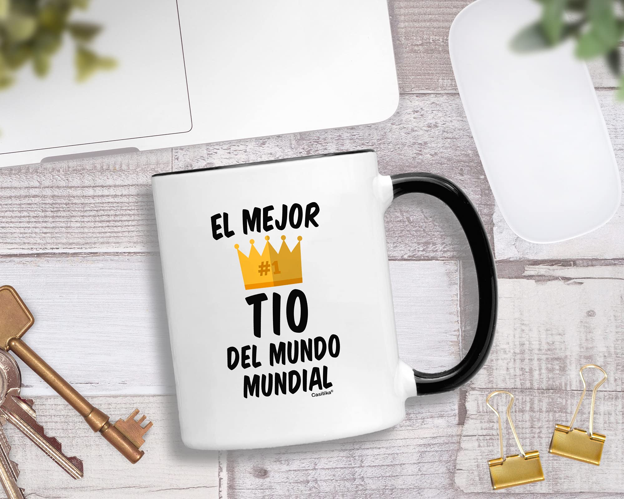 Casitika Regalo Para Tio. El Mejor Tio Del Mundo Mundial 11 Oz Mug. Cup For Latin Or Mexican Uncle.