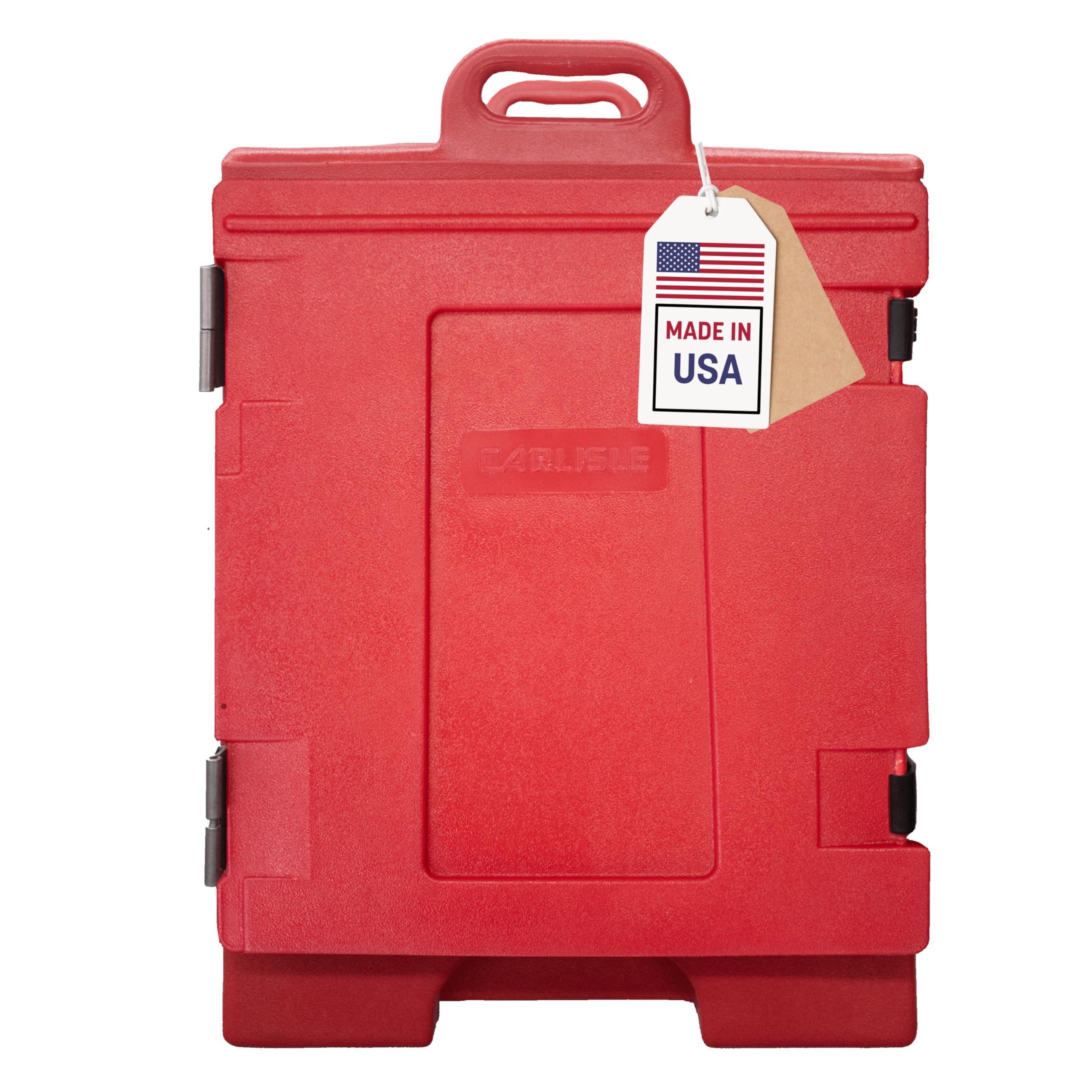 Carlisle FoodService Products Insulated Food Pan Carrier, Holds 5 Full or 10 Half 2.5 Pans (Sold Separately), Front-Loading Cate