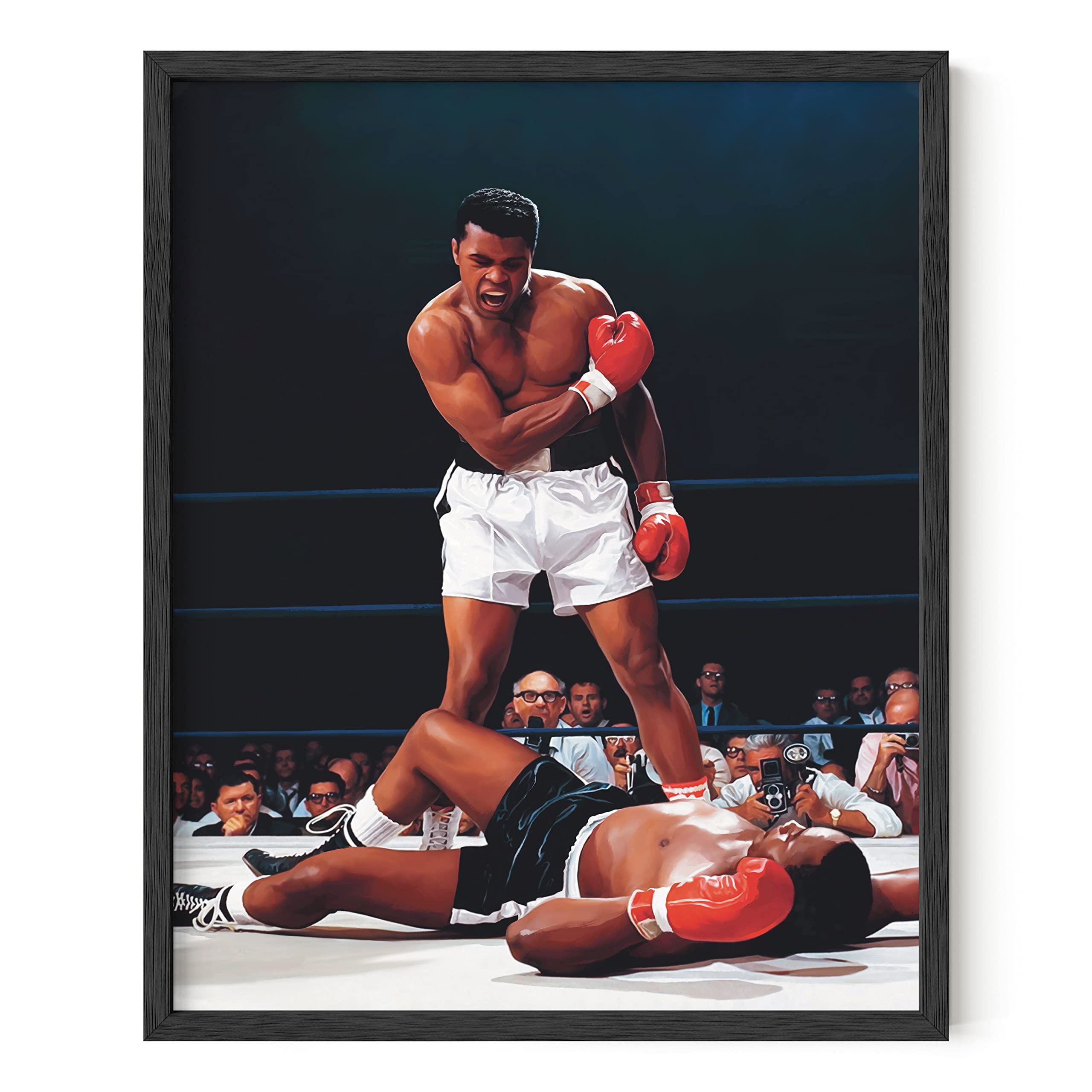 Haus And Hues Muhammad Ali Posters - Muhammad Ali Wall Art For Men, Motivational Wall Decor, Ring Boxing Posters, Motivational P