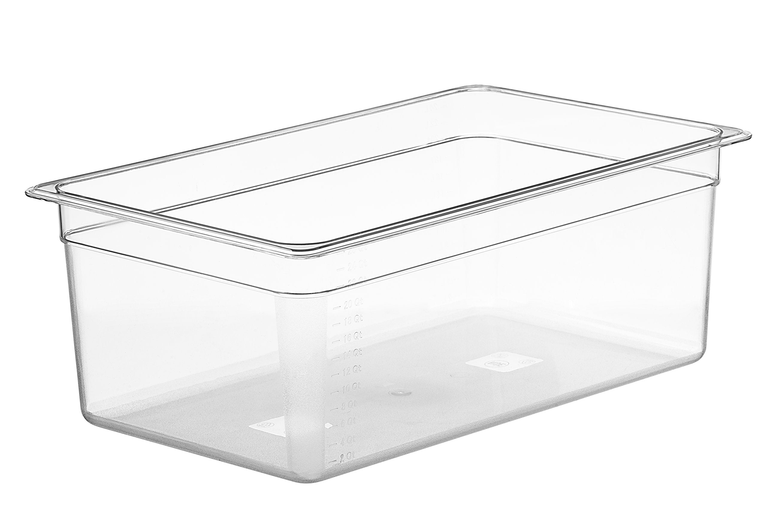 LIPAVI Sous Vide Container Model C20 6.5 Gallon (26 Quarts) 21 x 12.8 Inch - NOT INCLUDED: Matching rack and tailored lids for J