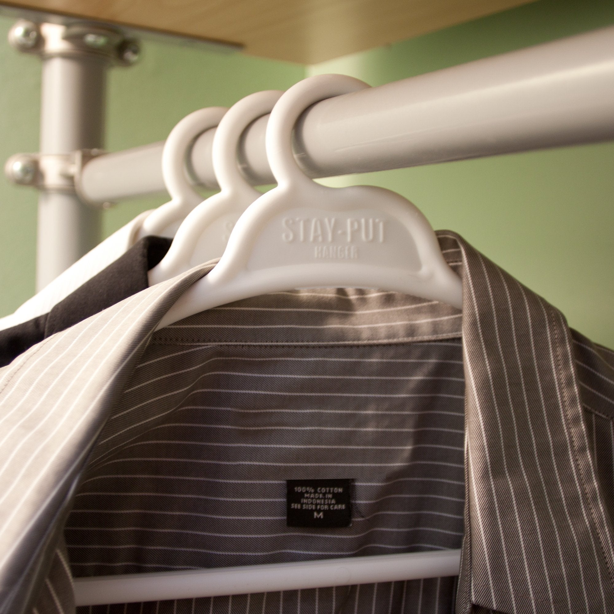 Tri-Lynx 1200W Lynx Stay-Put Hanger (6 Pack), White