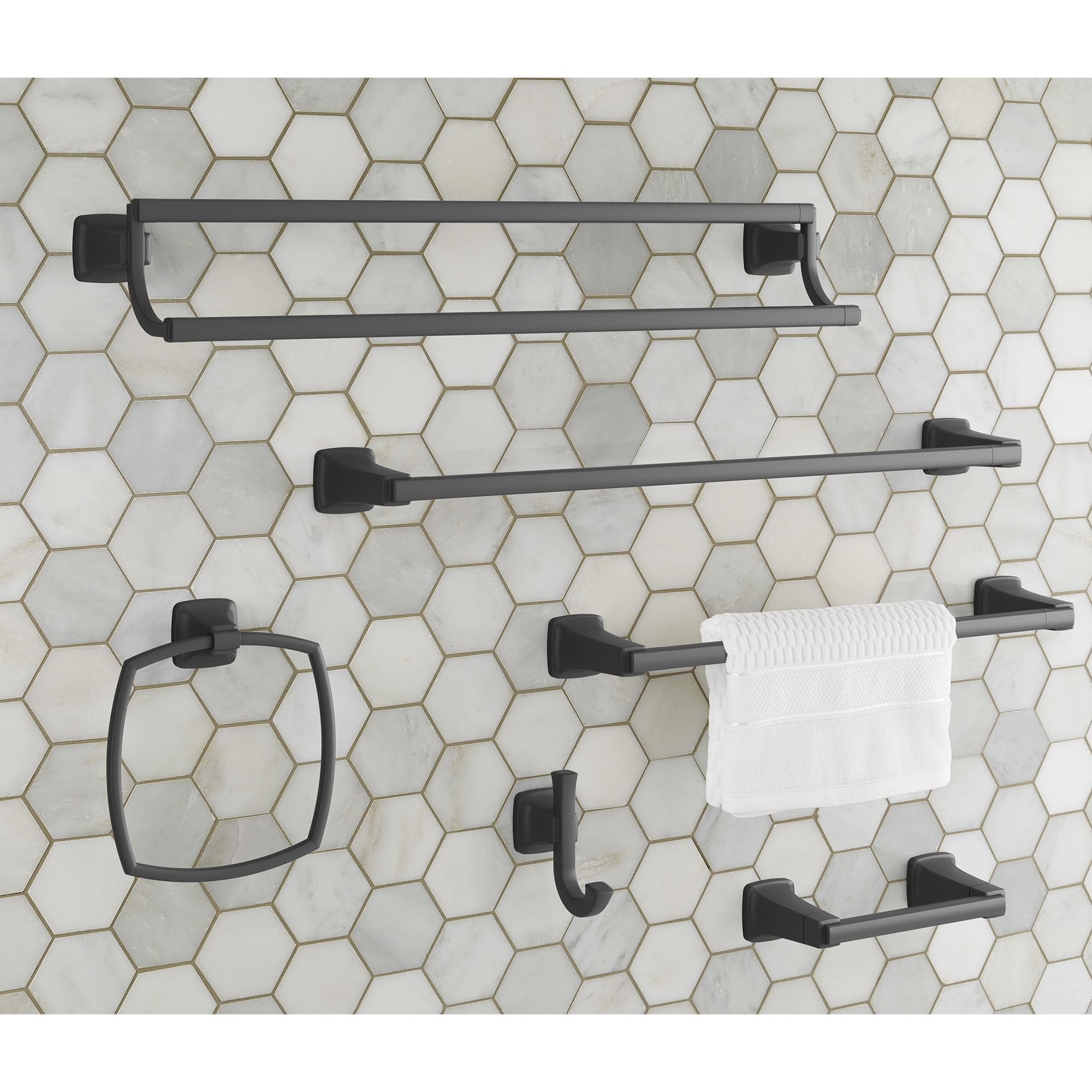 American Standard 7353190.013 Townsend -Towel Ring, Polished Nickel