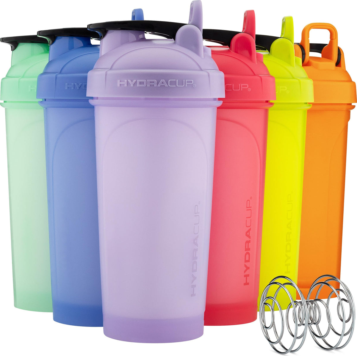 Hydra Cup Og [6 Pack] 28 Oz Shaker Bottles For Protein Shakes, Shaker Cups With Ball Blender Whisk, Travel To Go, Bpa Free (Brig