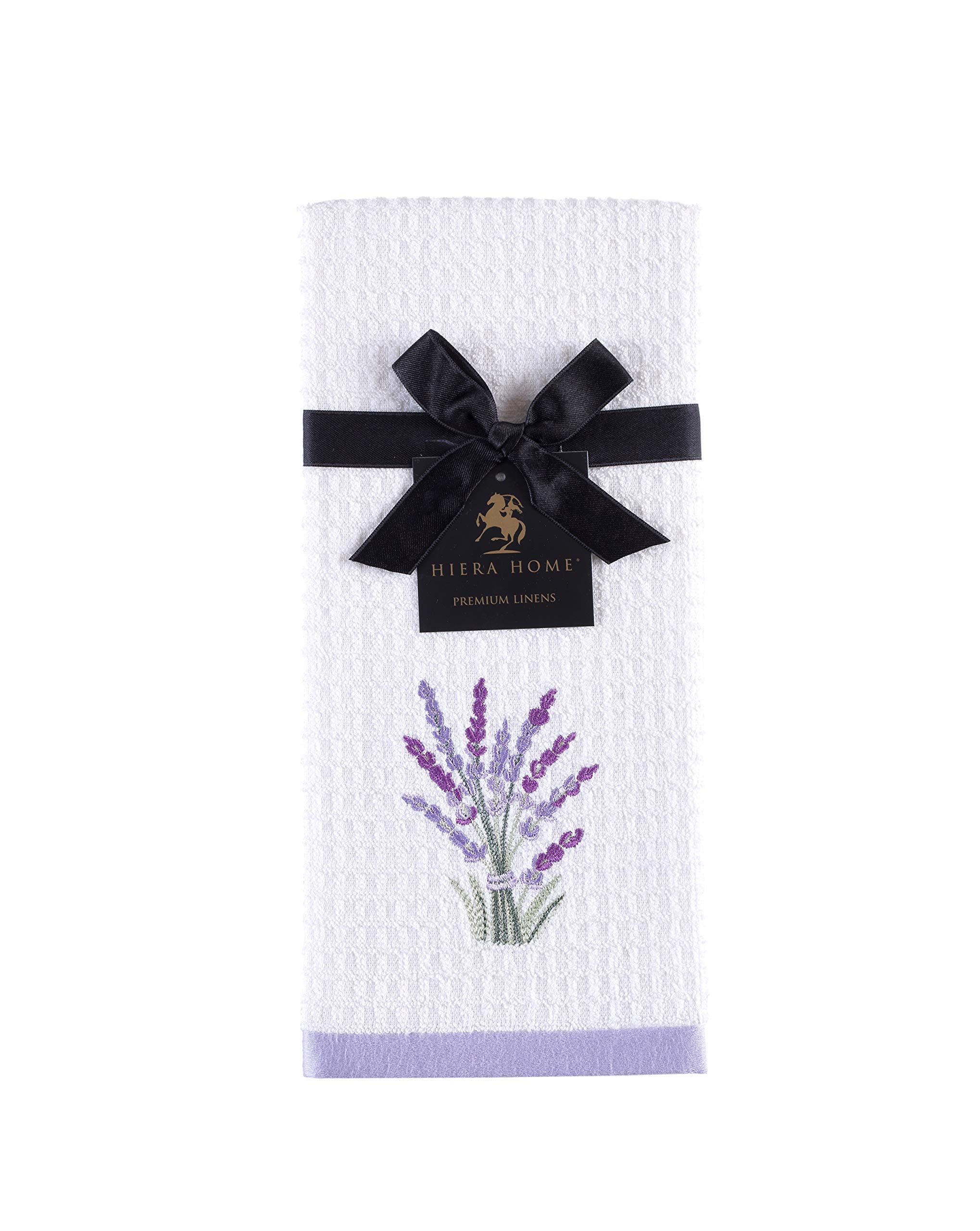 Hiera Home Kitchen Towels - Ultra Soft Cotton And Super Absorbent Dish Towels For Kitchen, Large Kitchen Towel 24X16 Inches, Nat