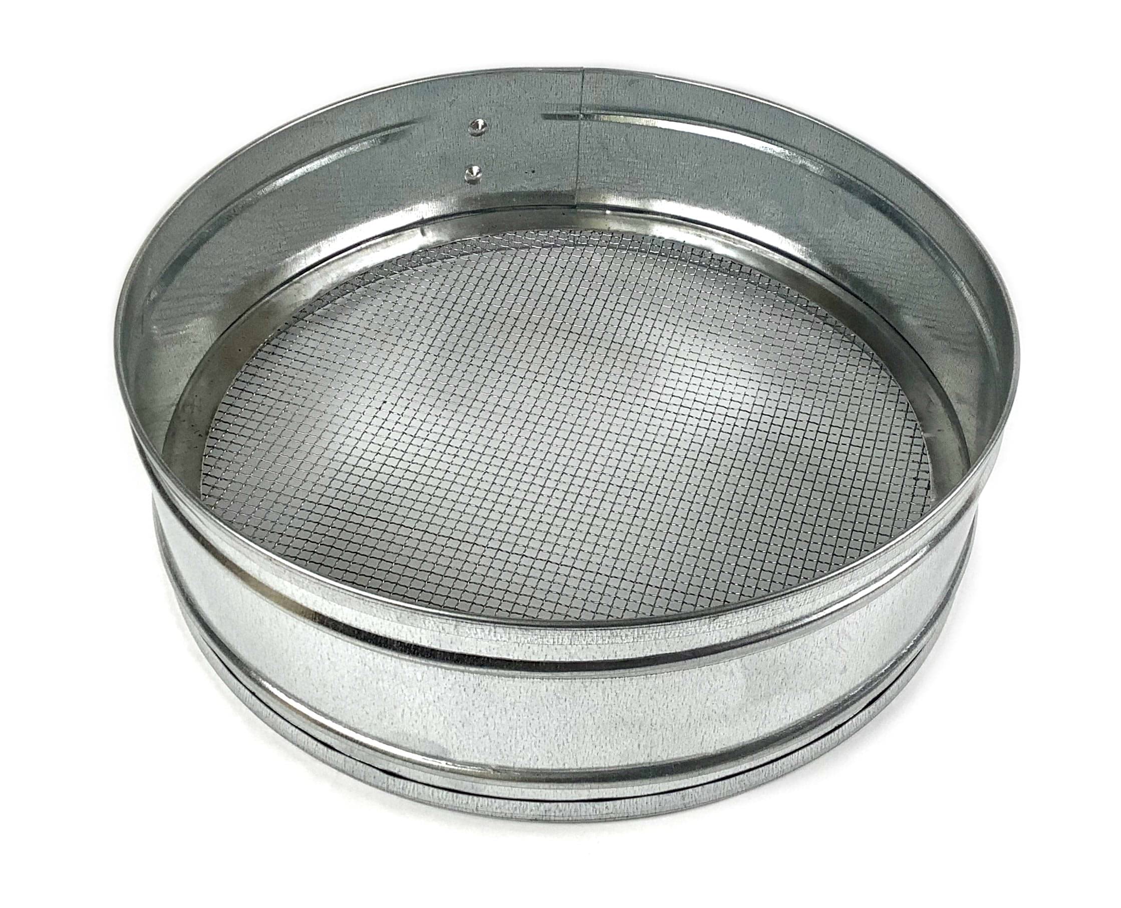 Tredoni 30Cm/12'' Couscous Sieve Strainer - Stainless Steel Sieve Sifter, 4Mm Mesh, Silver