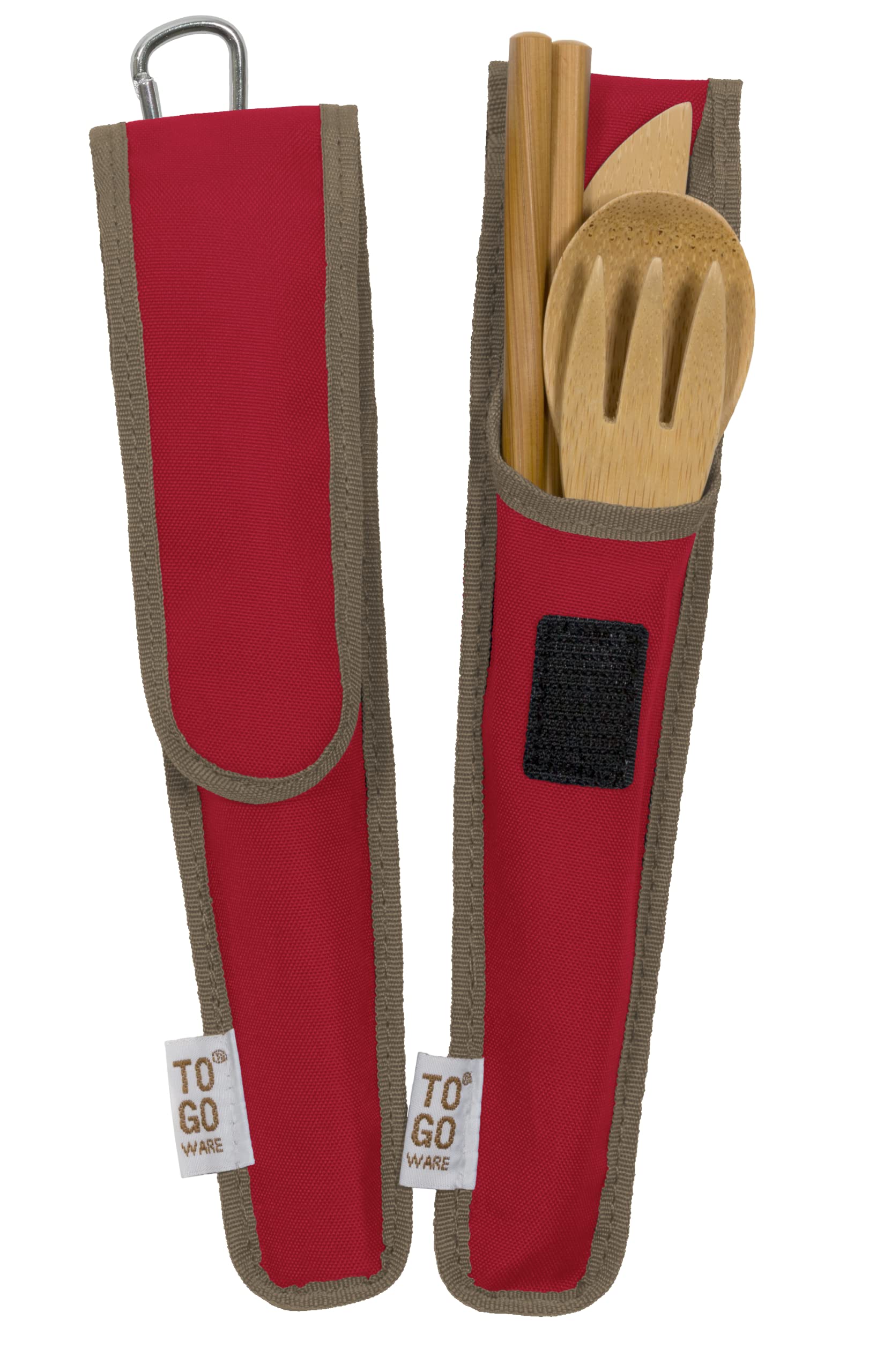 To Go Ware Repeat Bamboo Utensil Set - Cayenne (Red), 1 Ea