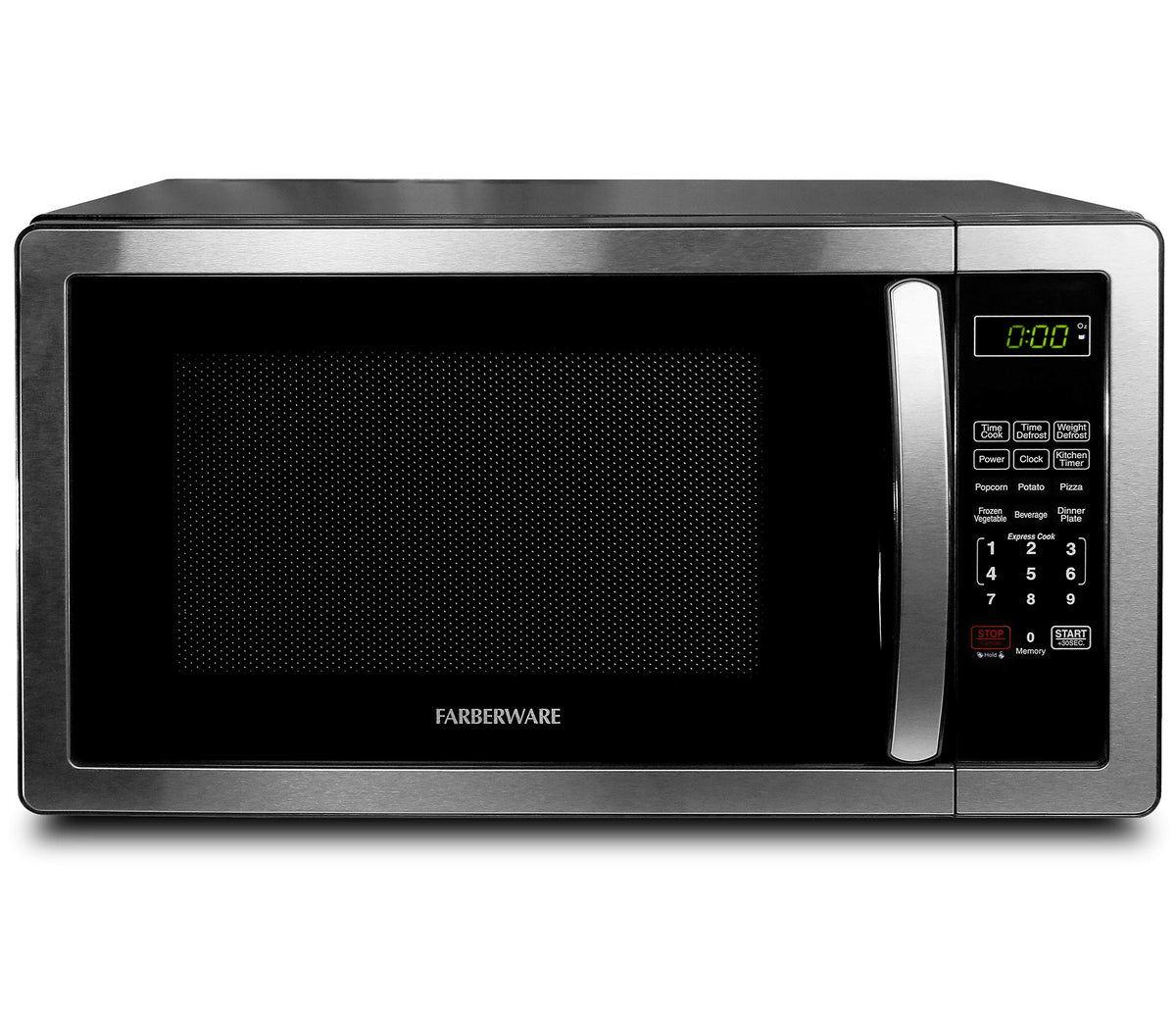 Farberware Classic Microwave Oven, 1.1 Cu. Ft.,1000-Watt, With Child Lock, Stainless Steel