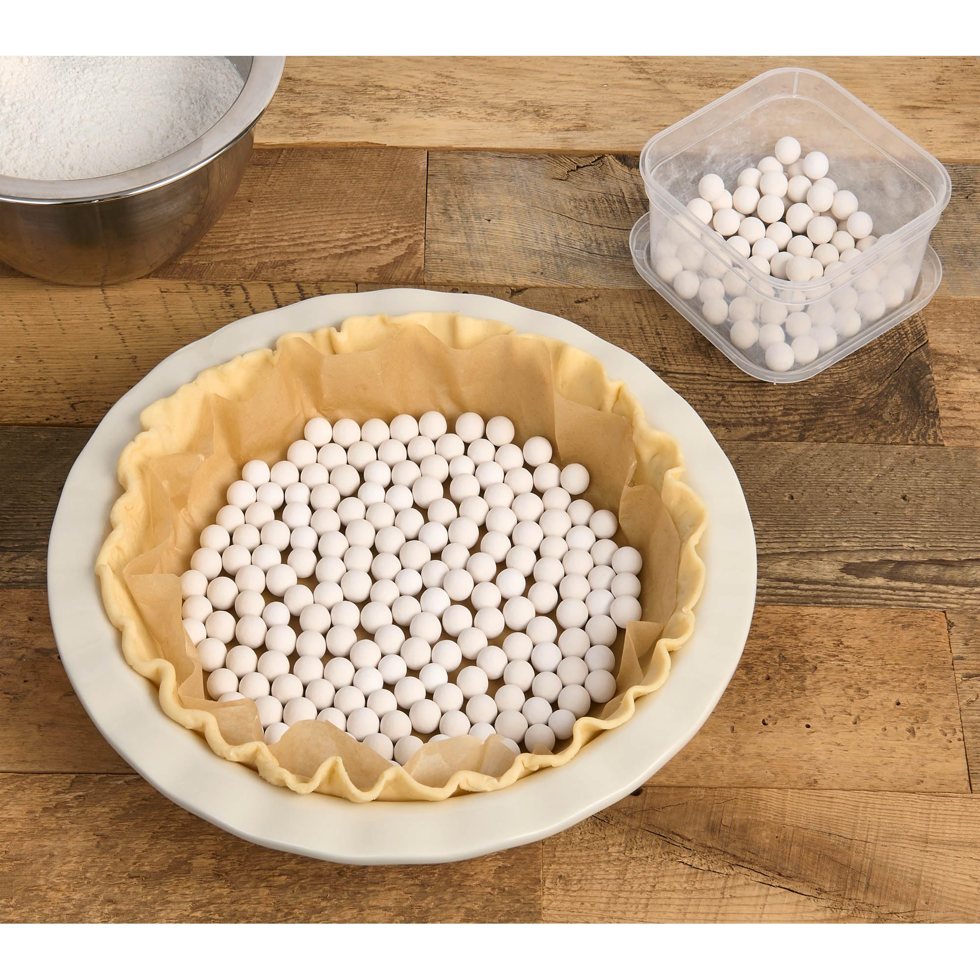 Mrs. Anderson'S Baking Pie Weights | Natural Ceramic Stoneware Beads For Blind Baking | Heat-Safe, Food-Safe, Easy To Use | Prev