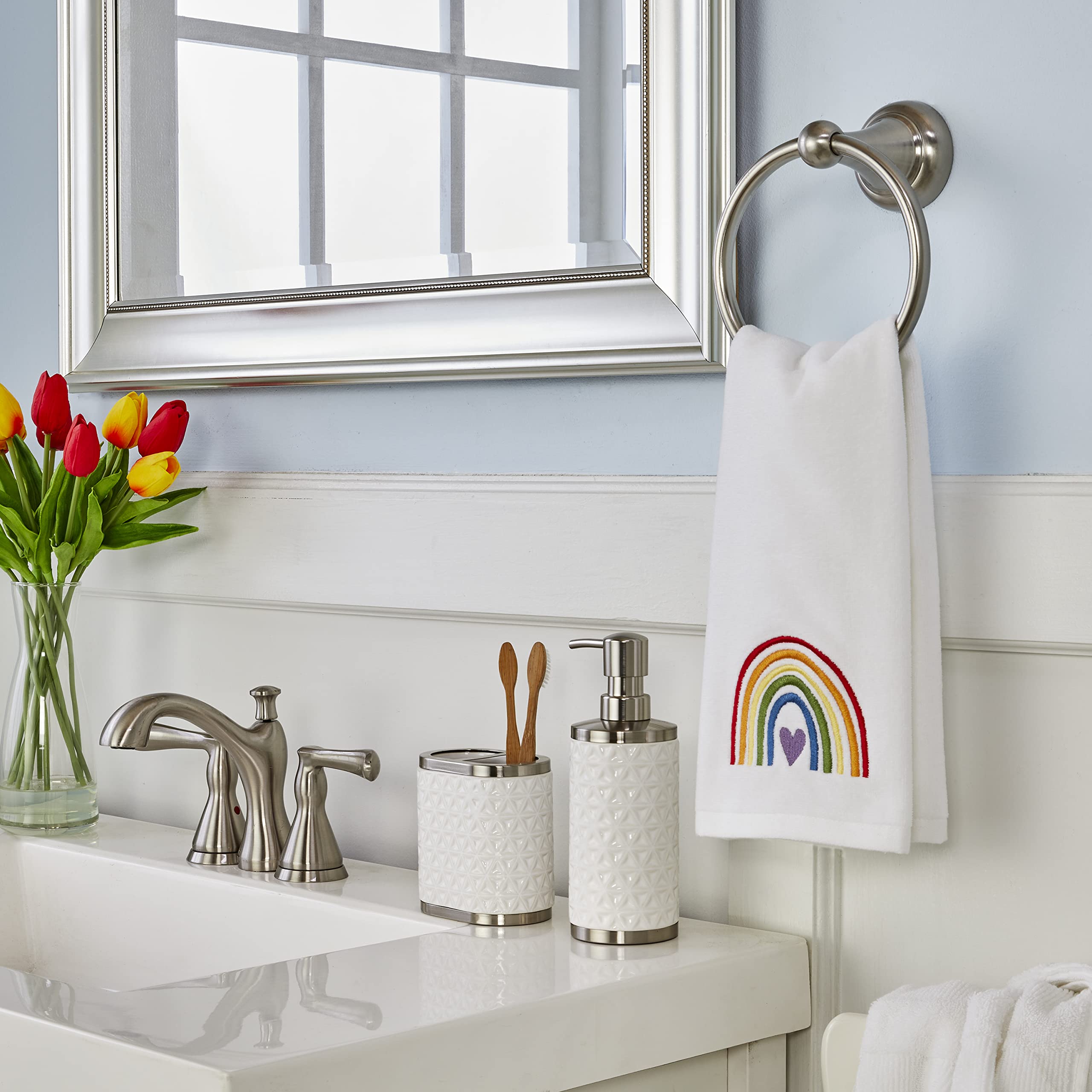 Skl Home Pride Rainbow Hand Towel Set, 25'' X 16'', 2 Count