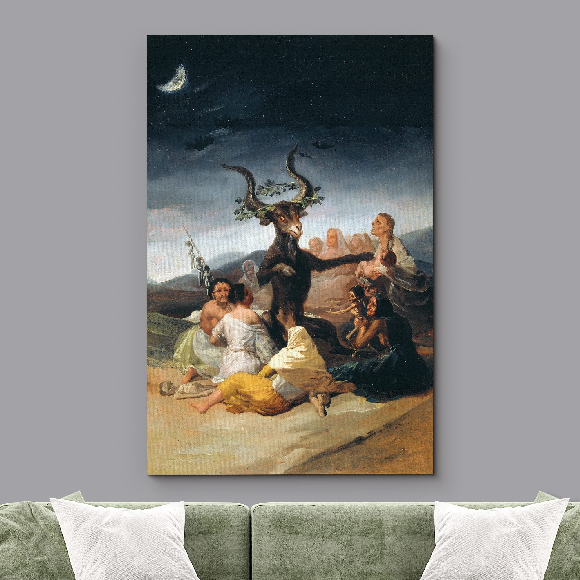 Wall26 Canvas Print Wall Art The Sabbath Of Witches By Francisco Goya People Historic Illustrations Fine Art Traditional Scenic