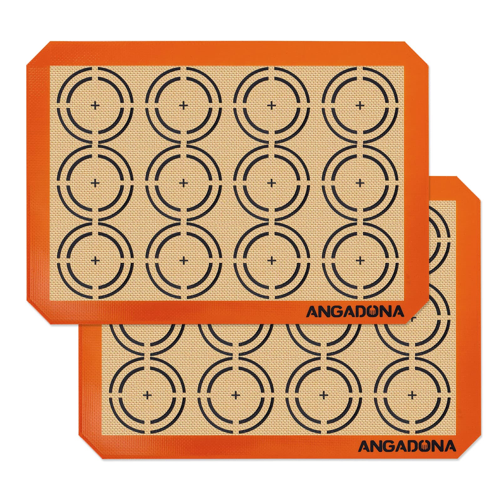Silicone Baking Mat Sheets Set, Easy Clean &Non-Stick Food Grade Reusable Baking Mat, 2 Half Sheet Cookie Baking Mats Silicone f