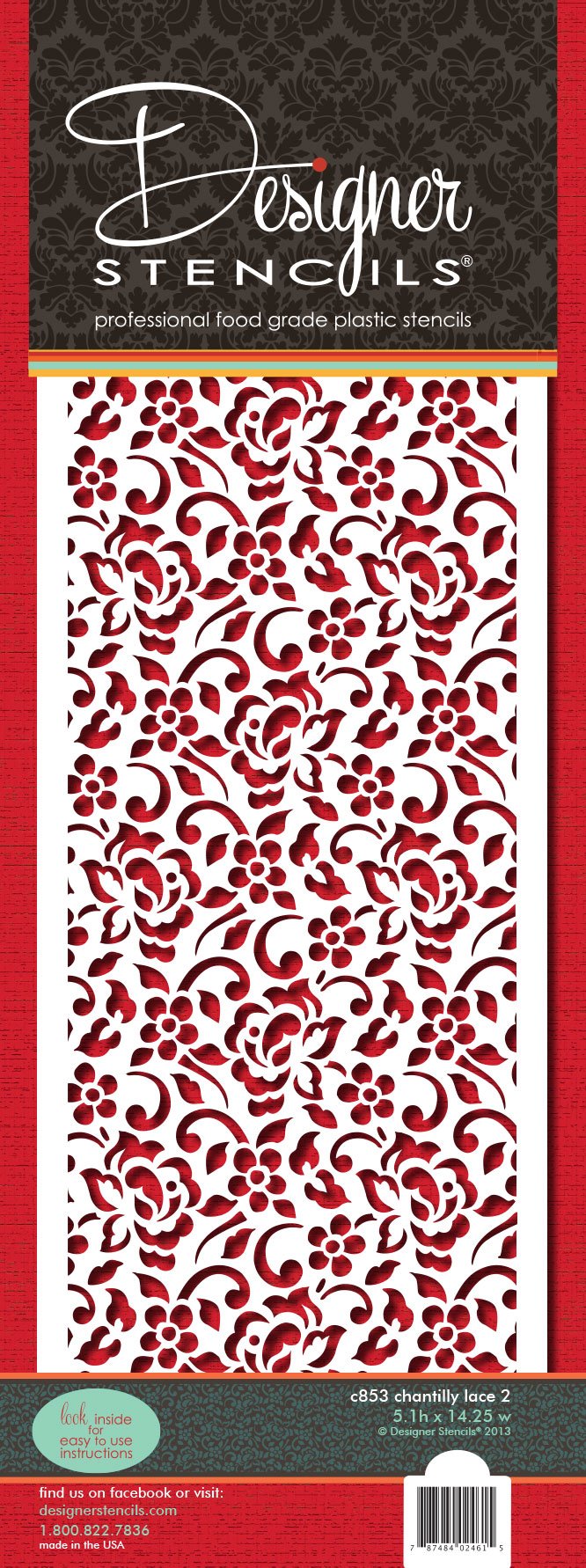 Chantilly Lace 2 Stencil By Designer Stencils