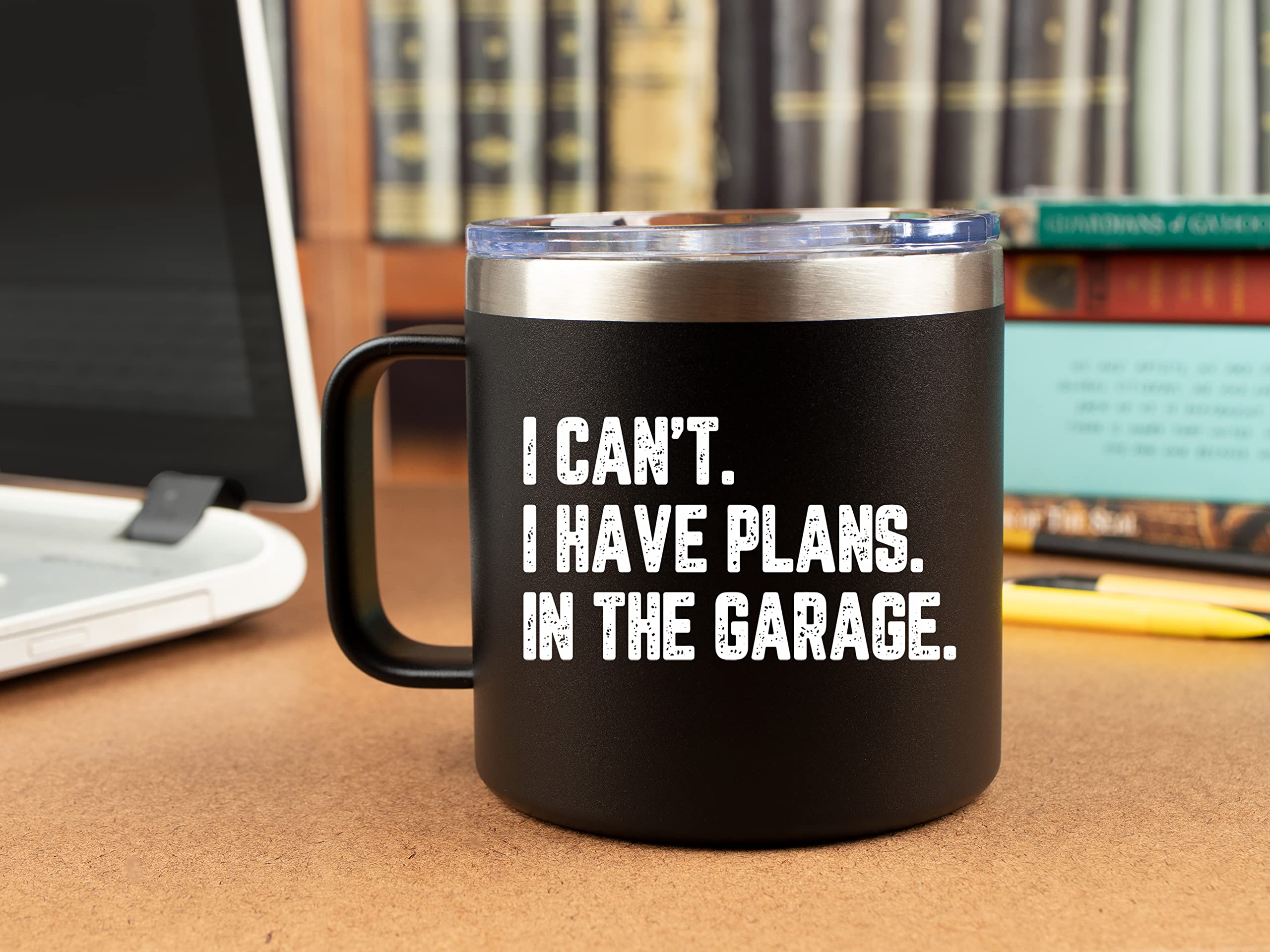 Klubi I Cant I Have Plans In The Garage Cup 14Oz Cup Birthday Gifts For Dad Birthday Gift Birthday Gifts For Men Birthday Gift I