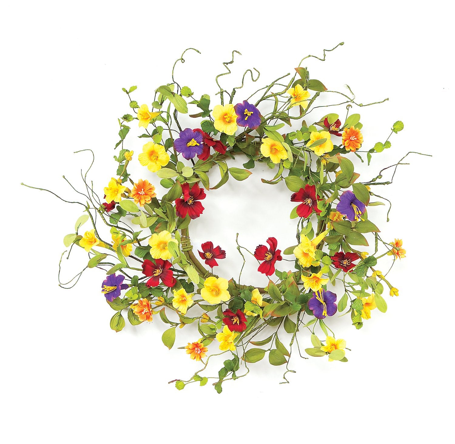 Melrose International Summer Wildflower Wreath