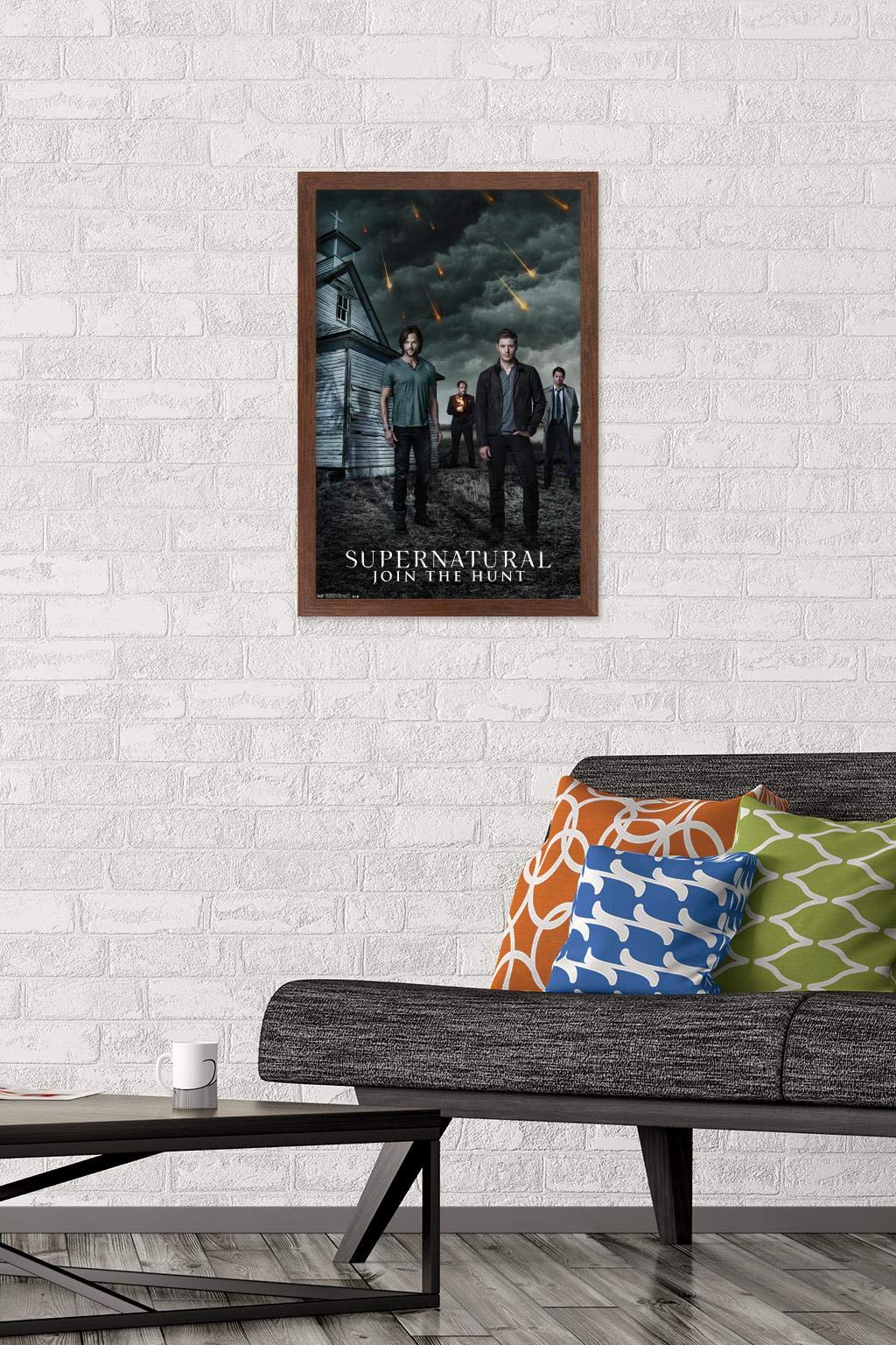Trends International Supernatural-Church Wall Poster, 14.725'' X 22.375'', Mahogany Framed Version