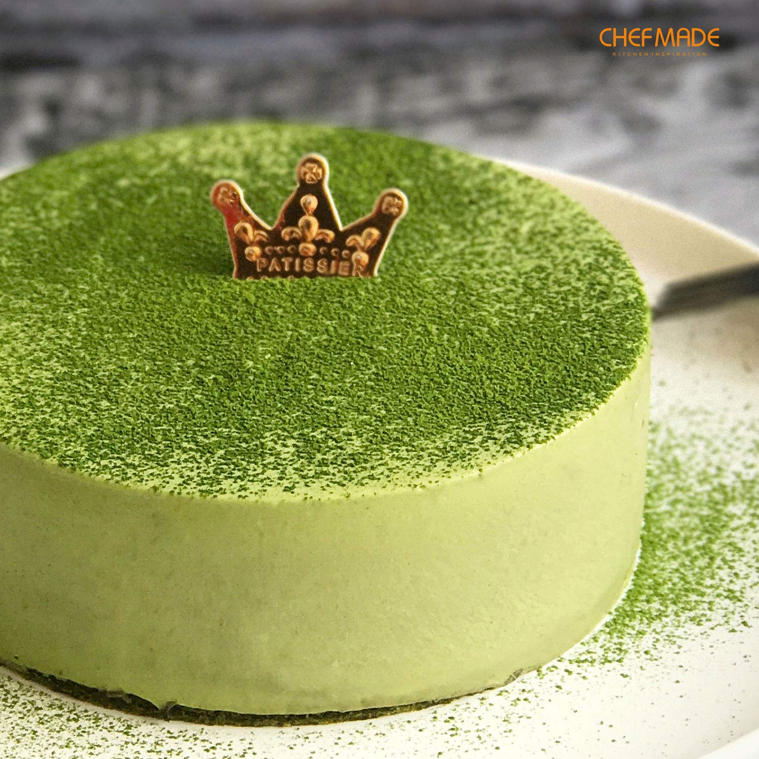 Chefmade Mousse Ring Mold, 6-Inch Round Non-Stick Seamless 18/8 Stainless Steel Food Molding