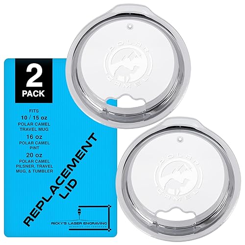 Polar Camel Replacement Lid (10, 15, 16, 20 Tumblers & 20 Oz. Pilsners, Replacement Lid (2-Pack))