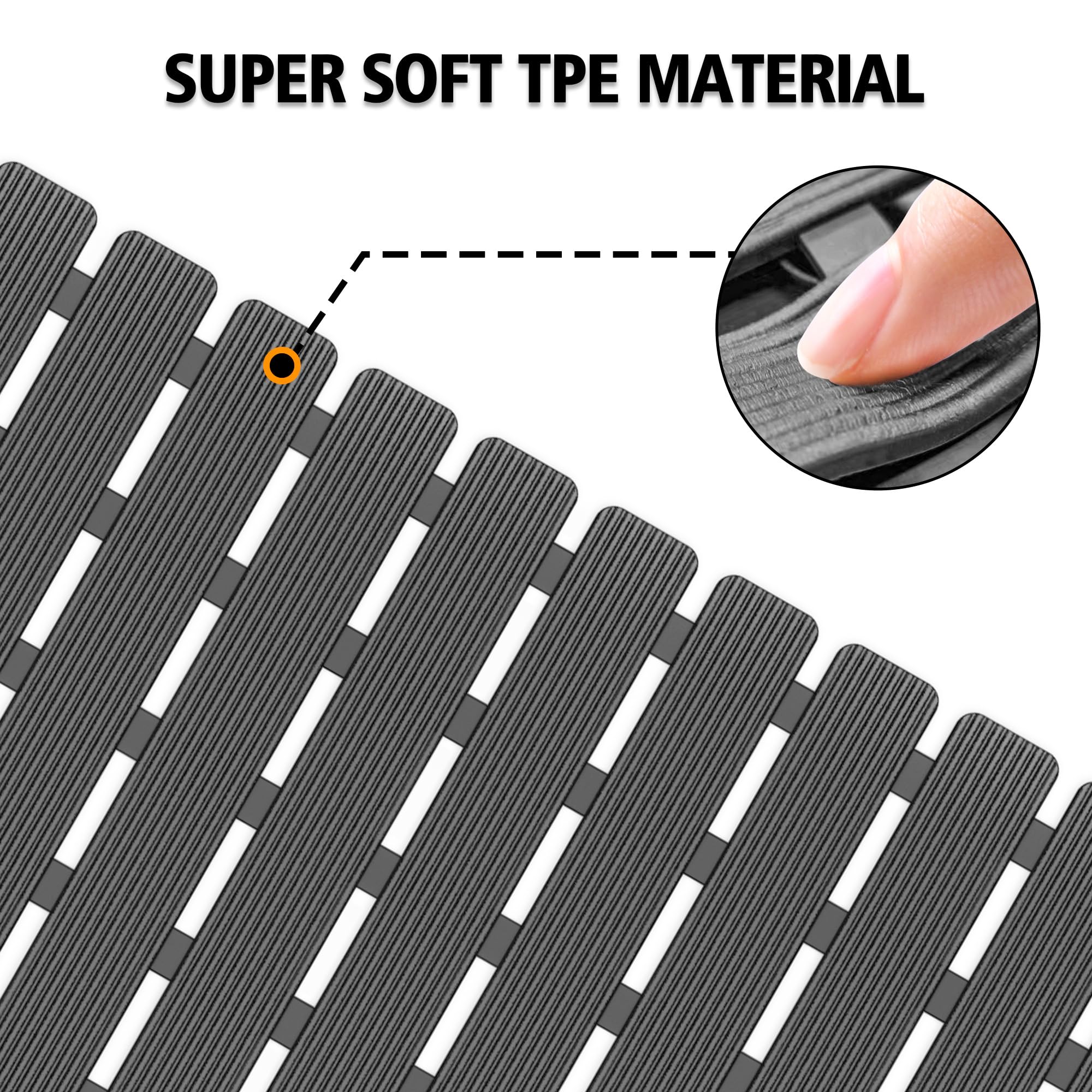 Mboss Bathtub Mat Non Slip,Super Soft Bath Mat For Tub 24 X 24 Inch,Shower Mat Non Slip With Suction Cups And Drain Holes,Non Sl