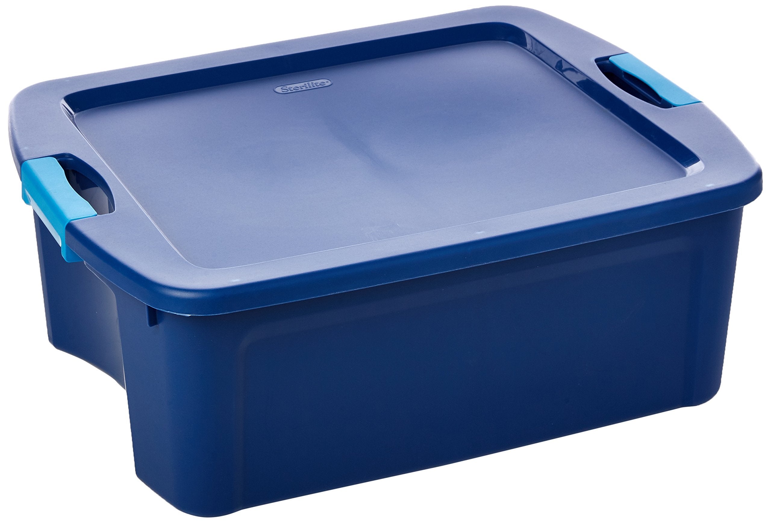 Sterilite Corp 14447406 Tote Latch/Carry True Blue, 12G