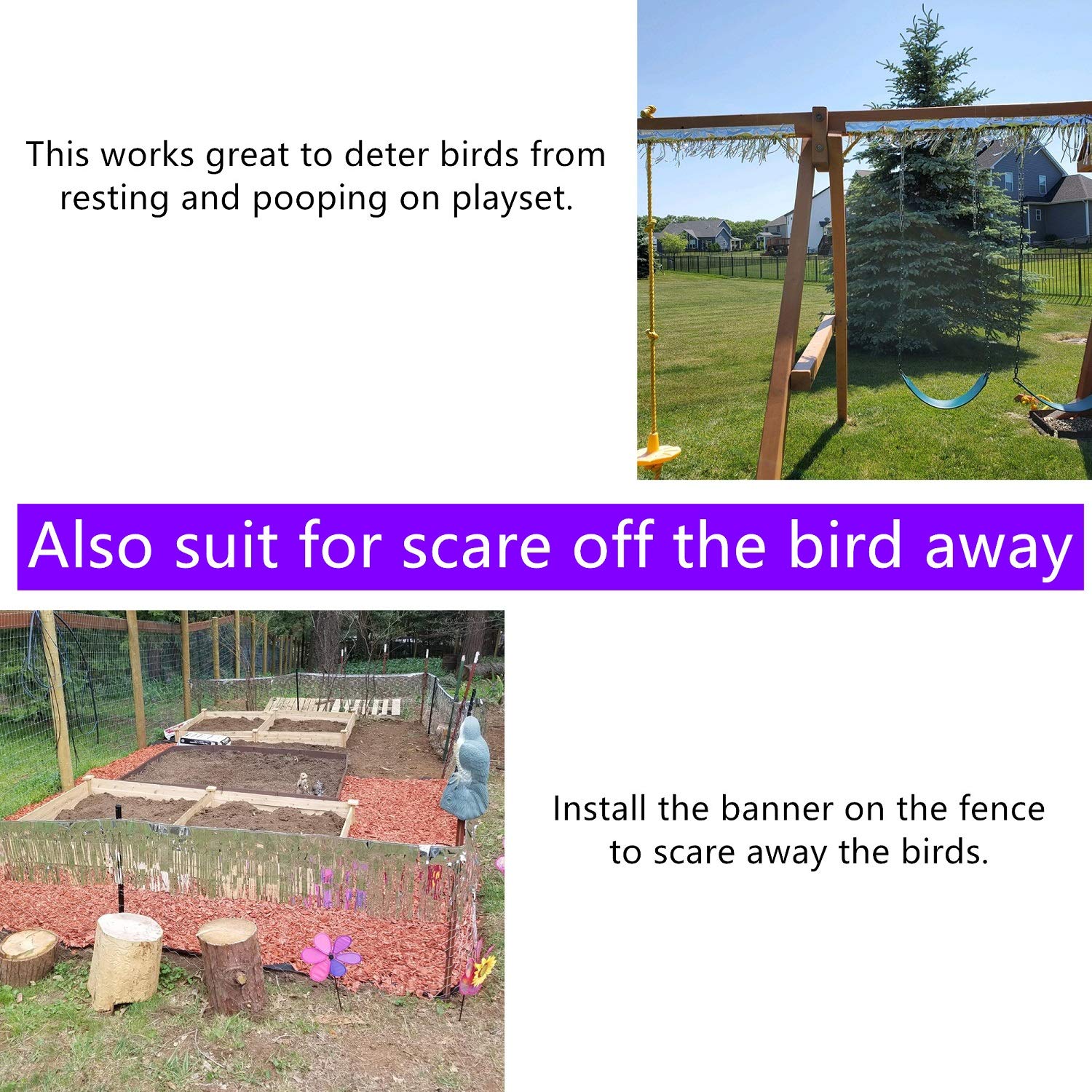 Blukey 10 Feet Long Roll Silver Foil Fringe Garland - Pack Of 6 | Shiny Metallic Tassle Banner | Ideal For Parade Floats, Bridal