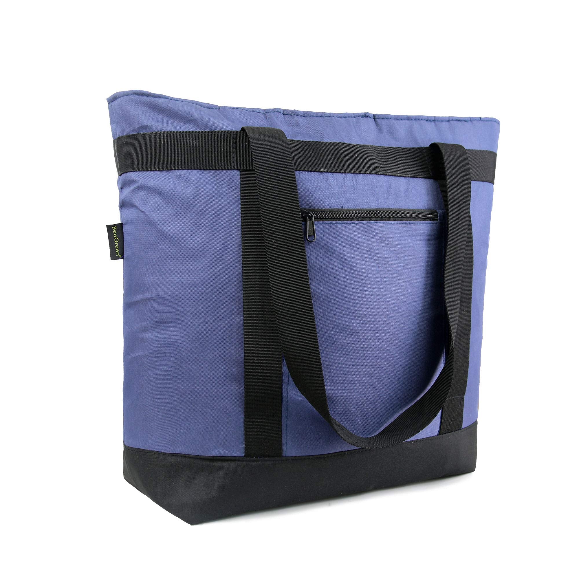 BeeGreen Large Insulated Cooler Bags for Picnic Grocery Travel Collapsible Cold Bag Soft Ice Chest Foldable Food Lunch Bag with 
