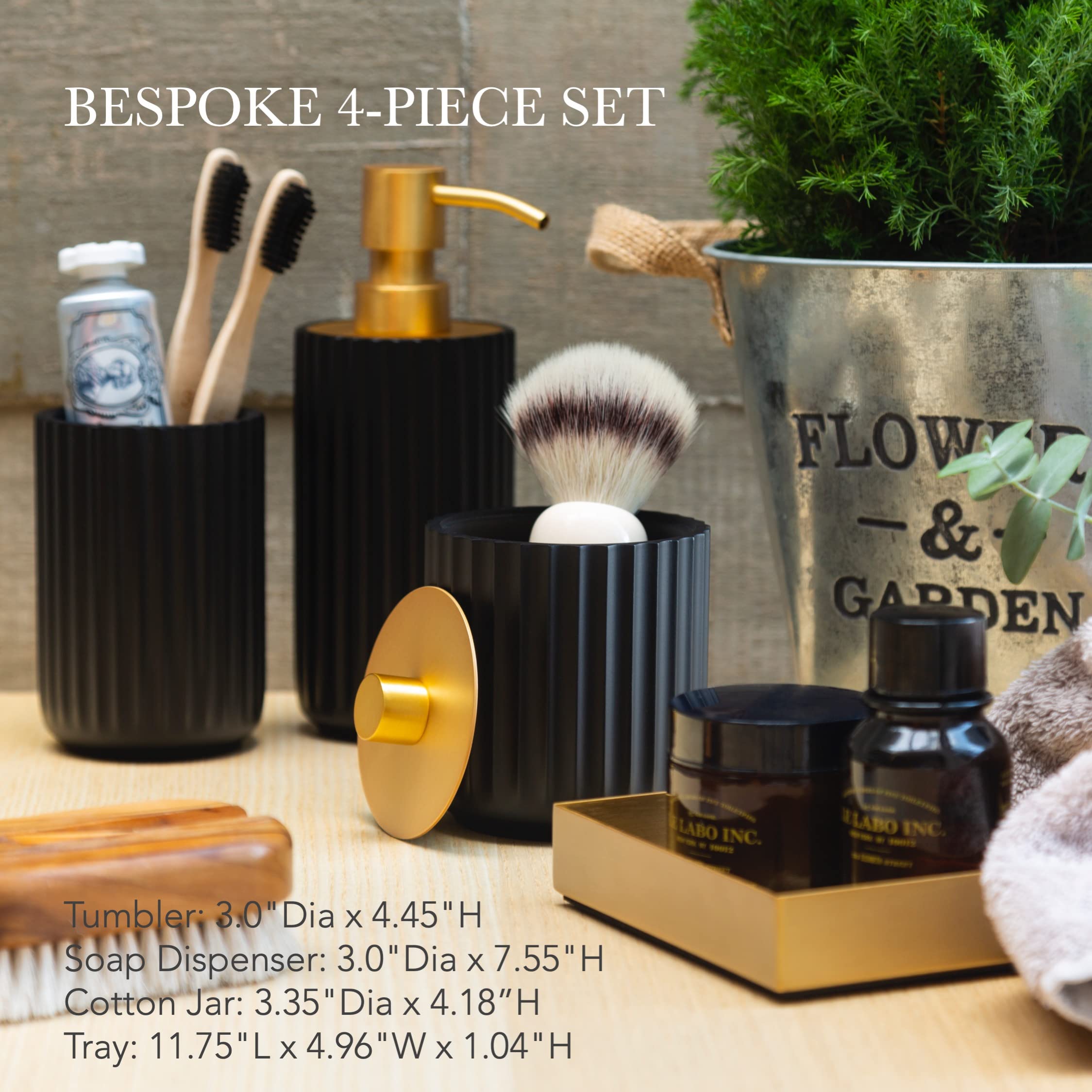 Bathroom Accessory Set, Gold Bathroom Accessories, Matte Black Bathroom Accessories Sets Complete, Bathroom Assesssories Set, Fa