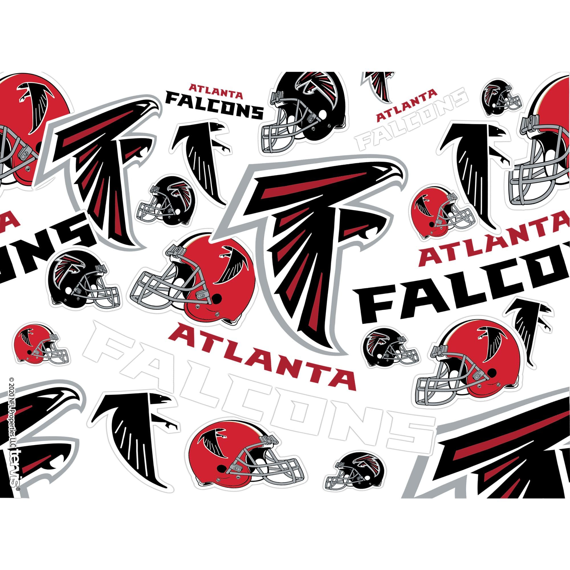 Tervis Made In Usa Double Walled Nfl Atlanta Falcons Insulated Tumbler Cup Keeps Drinks Cold & Hot, 24Oz, All Over