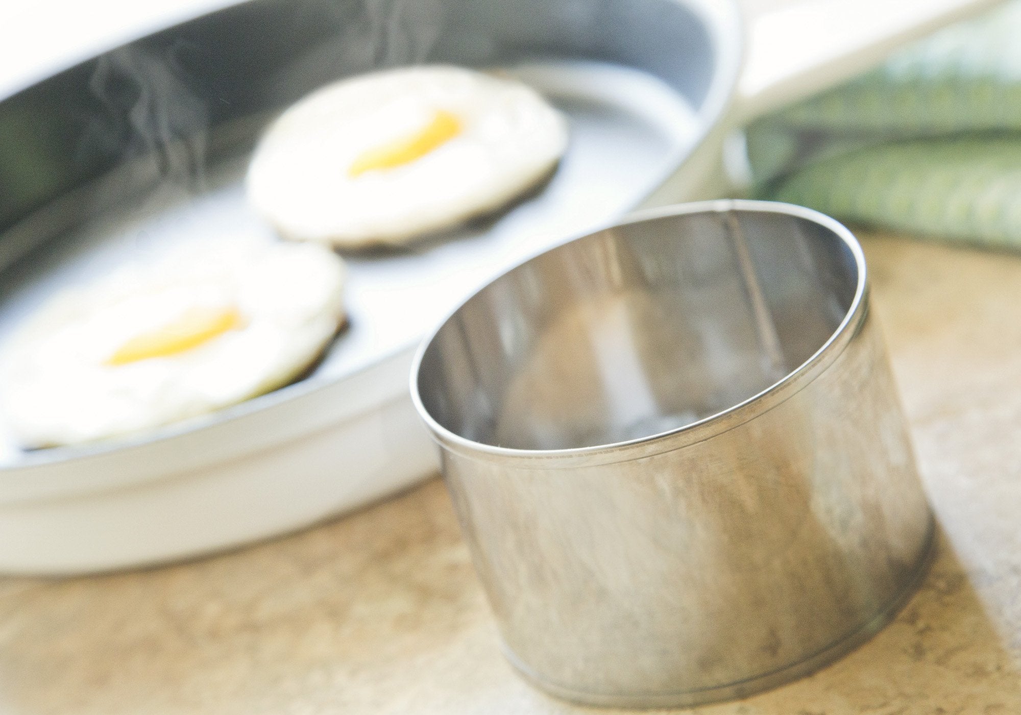 Fox Run Rosti/Egg Ring Molds, 3.5 X 3.5 X 2.5 Inches, Metallic
