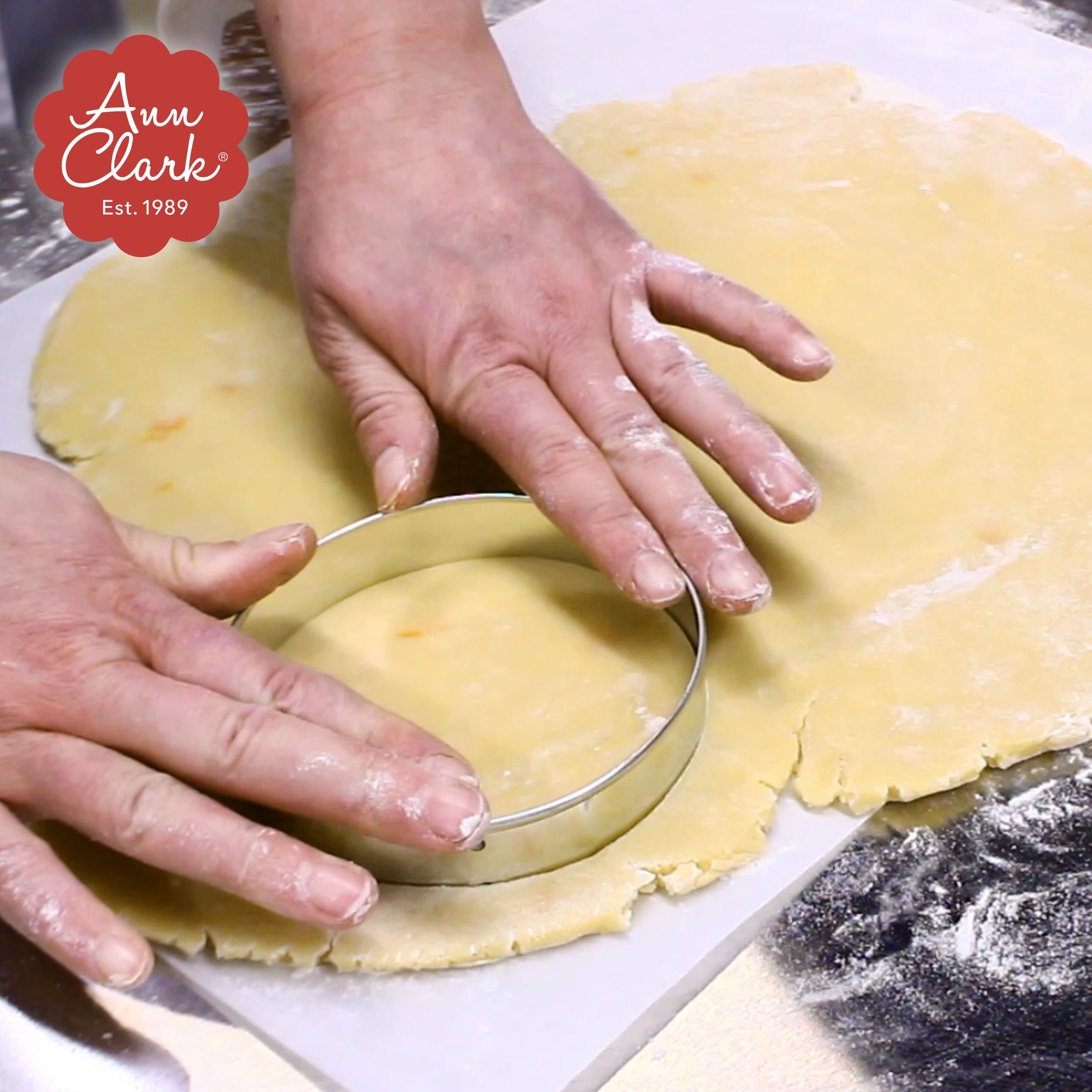 Biscuit Circle Cookie Cutter 3'' Made In Usa By Ann Clark