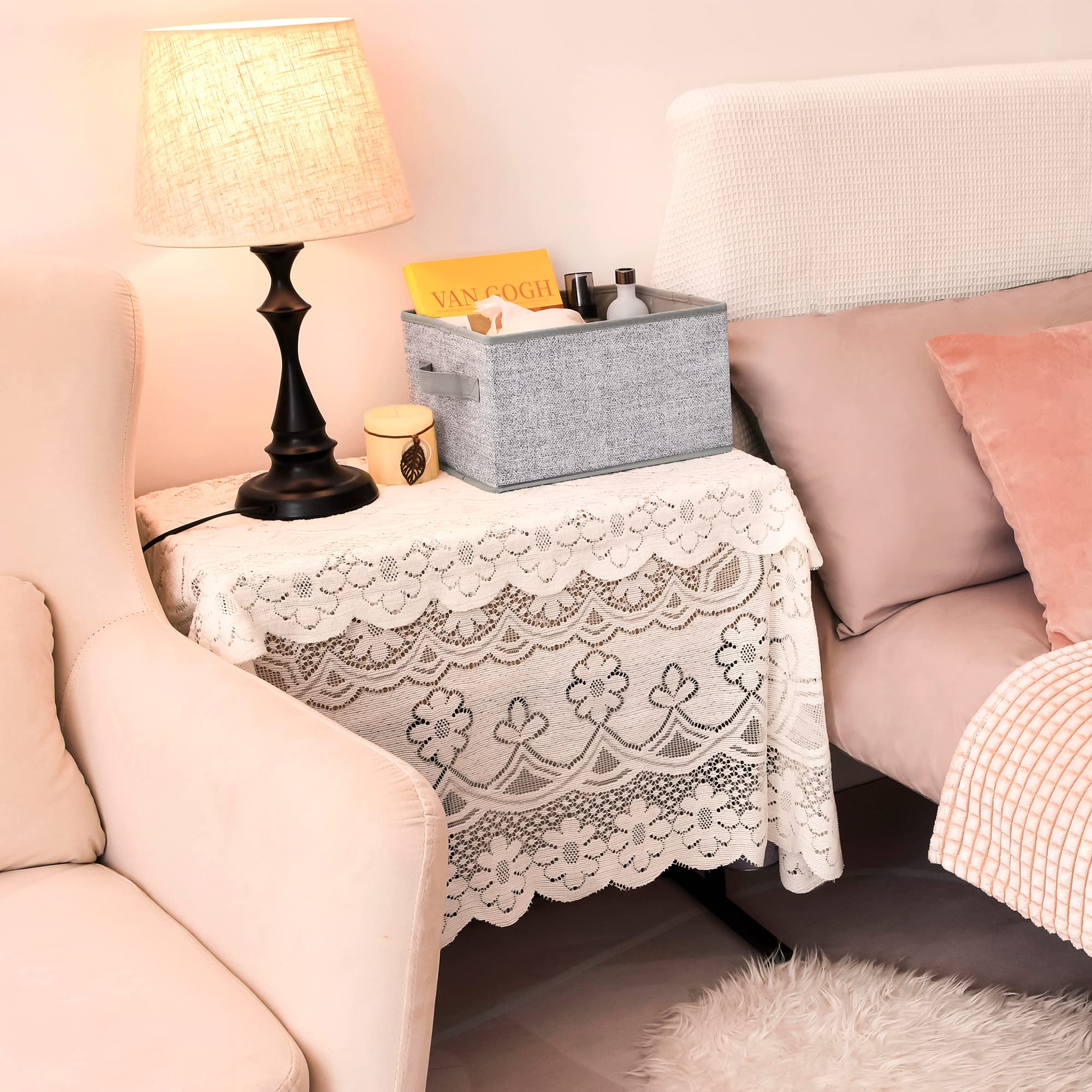 Granny Says Closet Storage Bins, Storage Baskets For Shelves, Fabric Storage Bins With Handles, Storage Boxes Decorative Contain