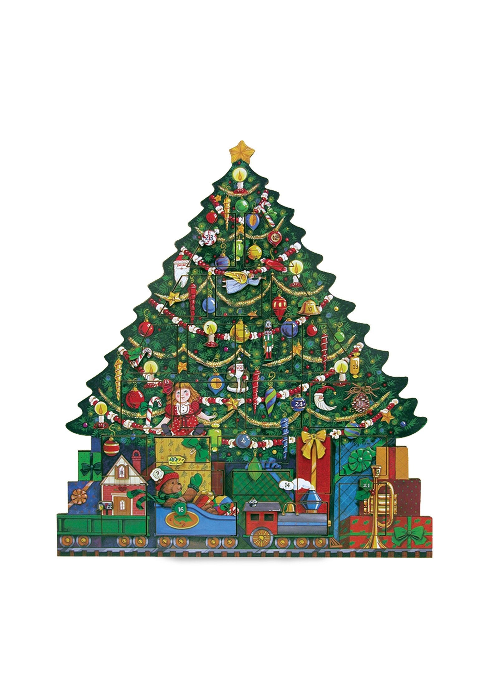 Byers Choice Christmas Tree Advent Calendar #AC02 from The Advent Calendars Collection